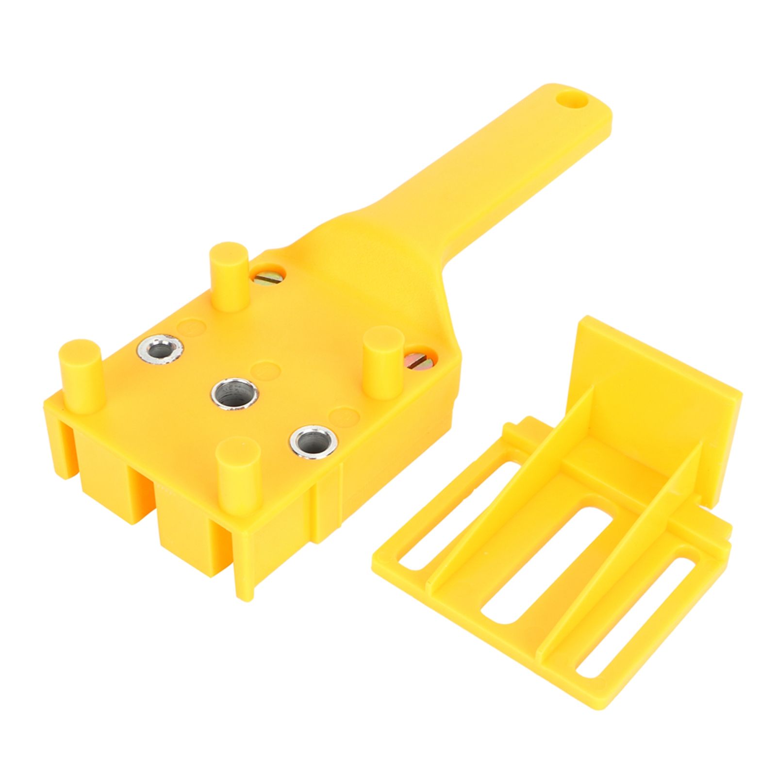 8Pcs Woodworking Dowel Jig Kit Punch Locator Handheld Pocket Hole Drilling Tools view 7