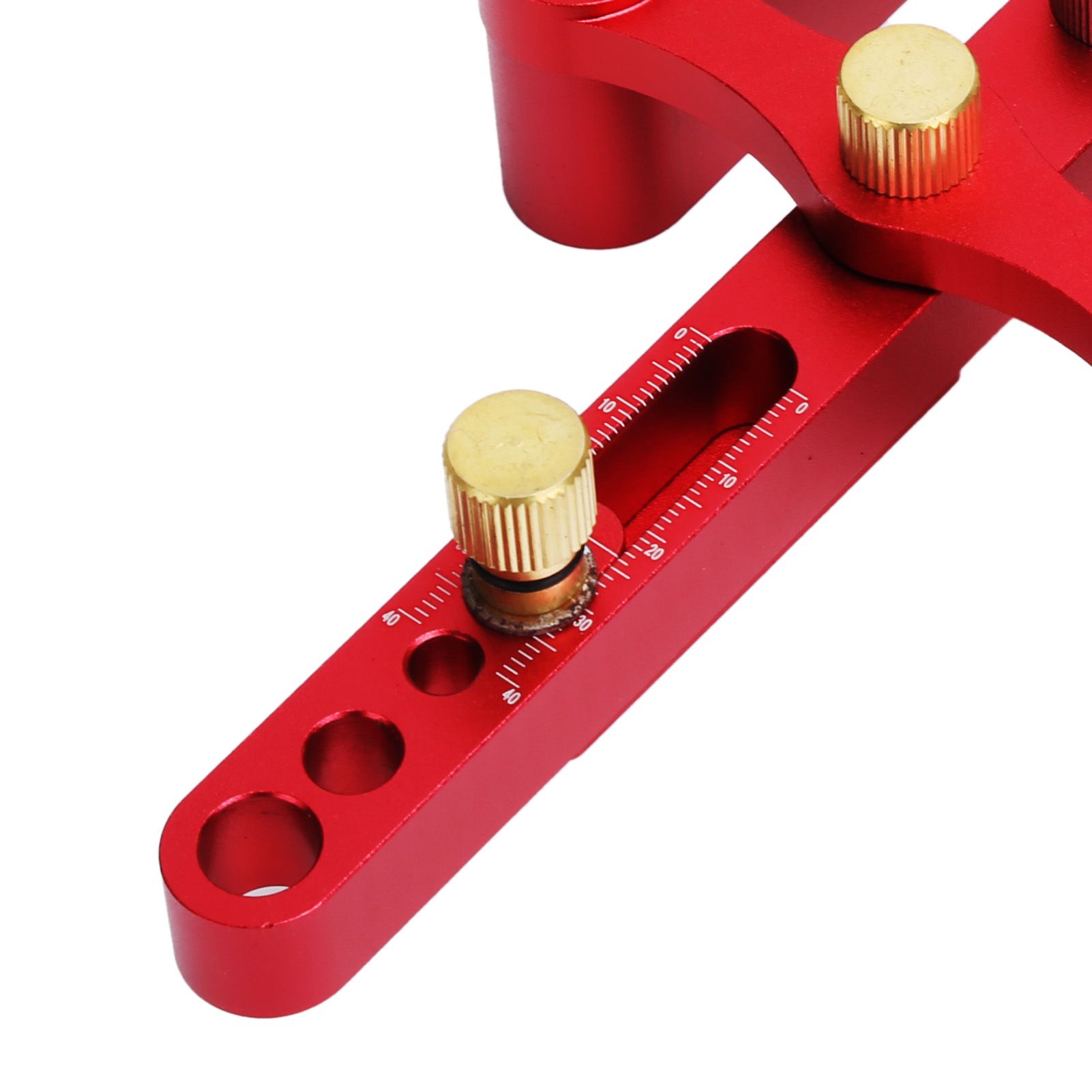 Self Centering Doweling Jig Borehole Locator with Scale Kit DIY Woodworking Tools view 12