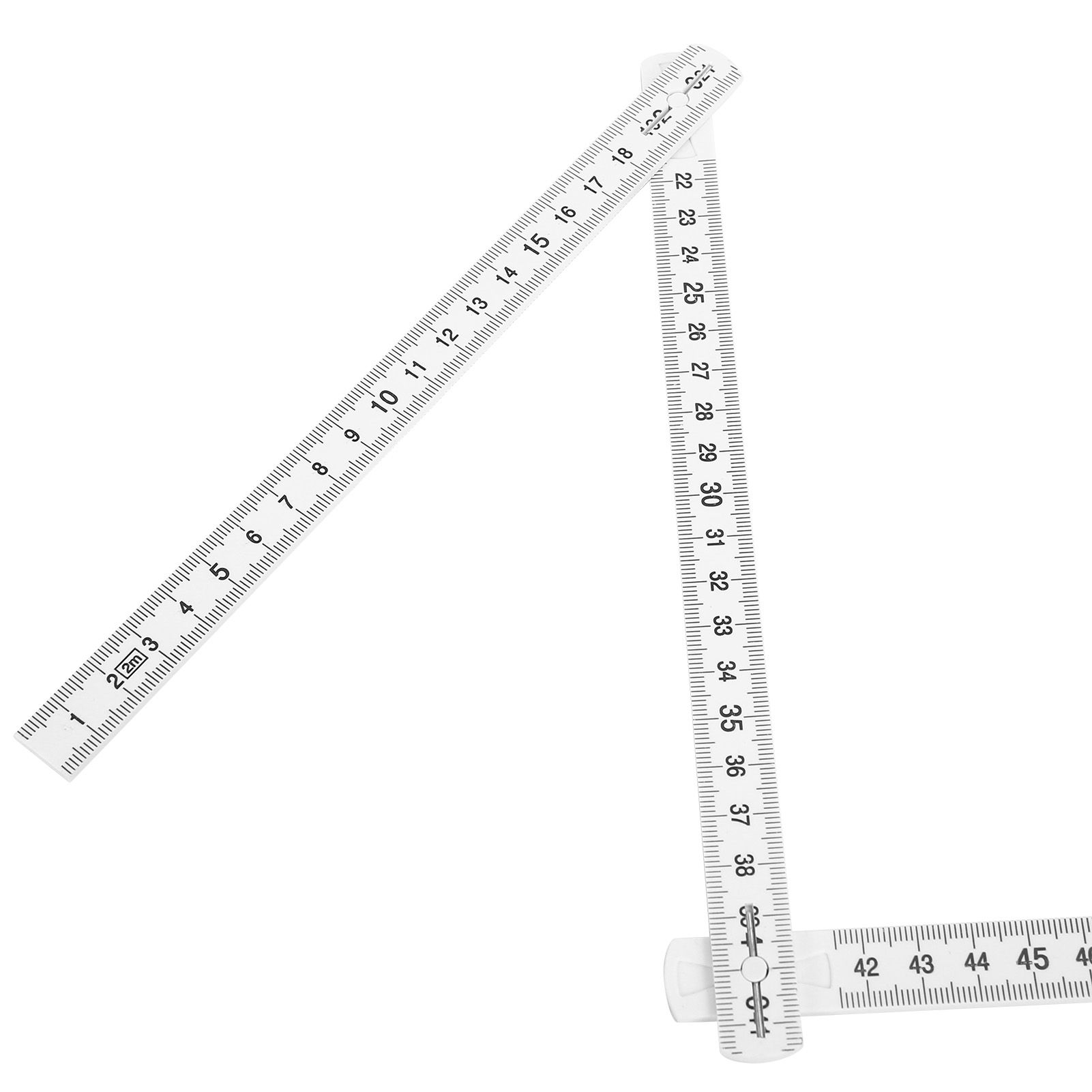 2Pcs 2m Folding Carpenters Ruler Lightweight Compact Measuring Stick view 11