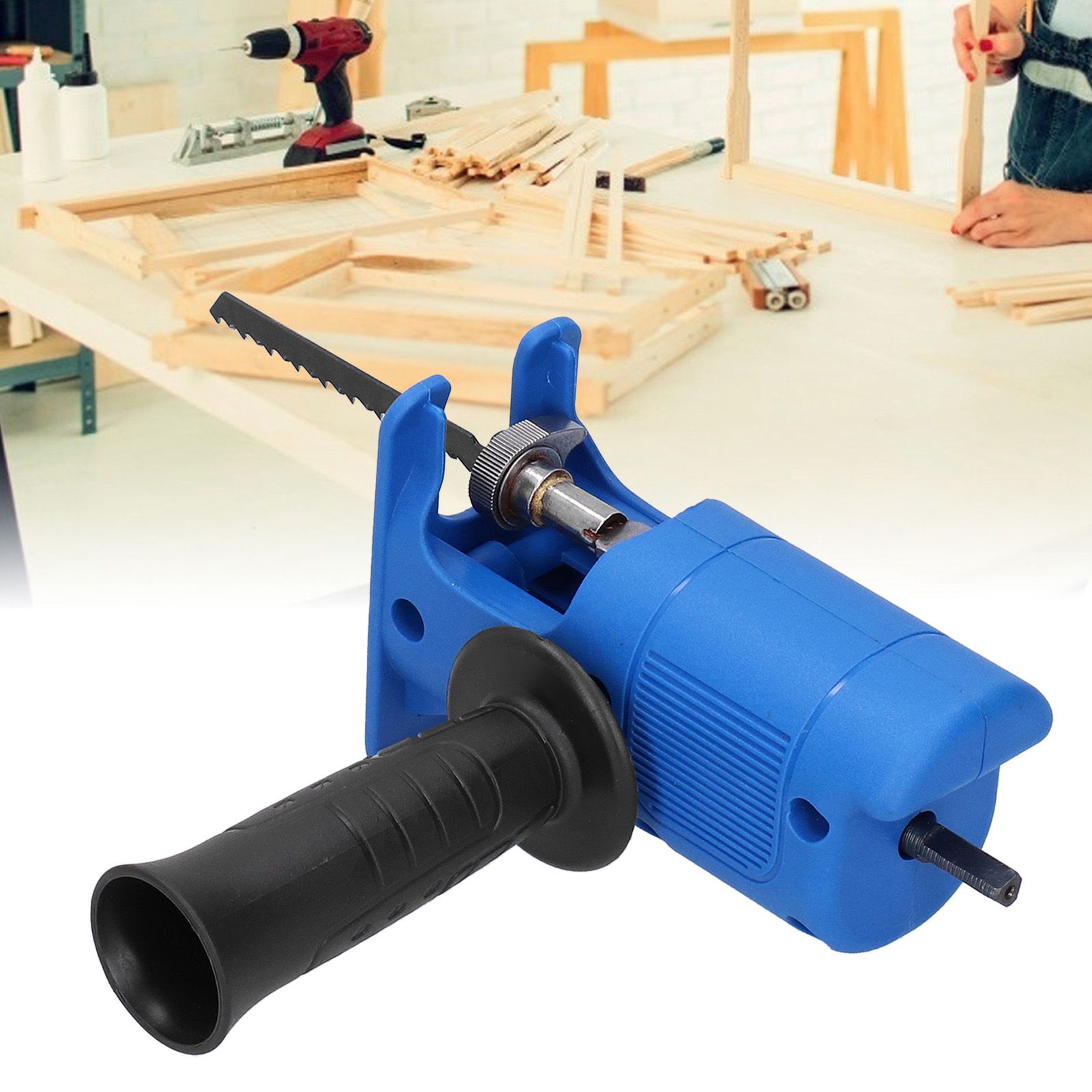 Household Reciprocating Saw Electric Drill Modified to Jig Saw Portable Tool view 9