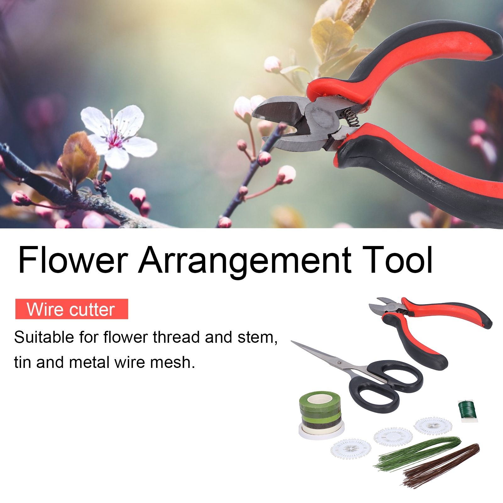 14Pcs set DIY Floral Tool Set Band DoubleSided Adhesive Tape Paint Line Flower view 15
