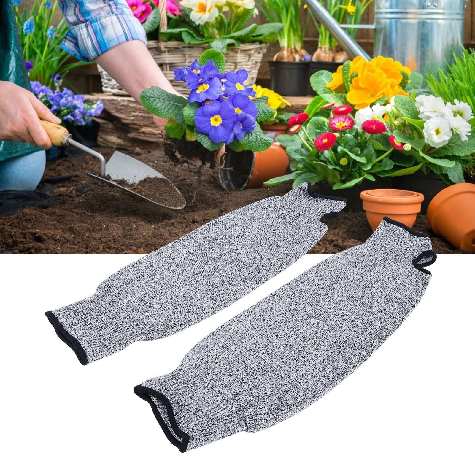 1 Pair 45cm Arm Protection Sleeve 5 Protection Grade Cut Resistant Safety Arm view 10