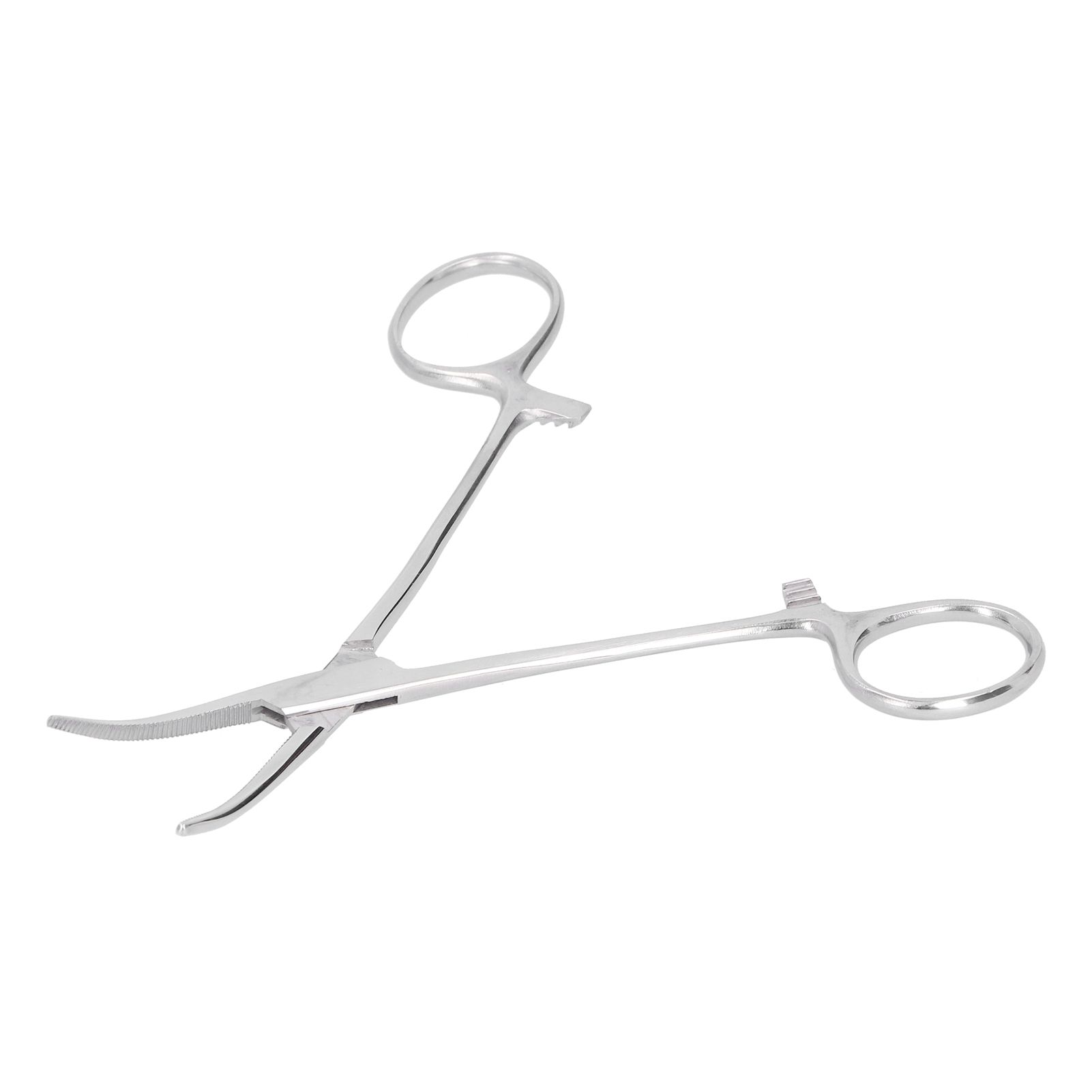 Hemostatic Forceps 14cm Stainless Steel Curved Tip Pliers Pet Hair Tweezers view 11