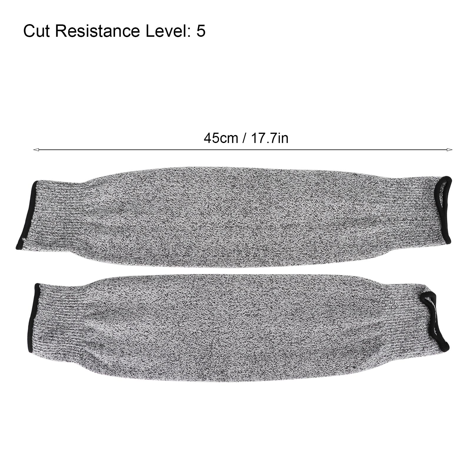 1 Pair 45cm Cut Proof Sleeves Cut Resistance Level 5 Arm Protector Sleeve for view 14