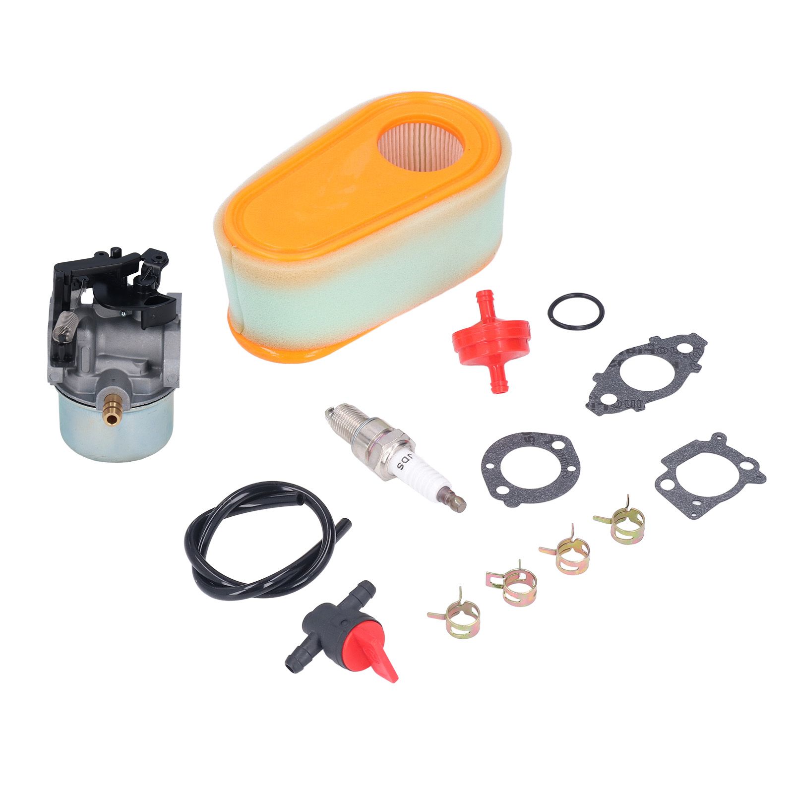 Carburetor Replacement Kit with Fuel Filter Spark Plug for 875 Exi 190 CC Lawn view 9