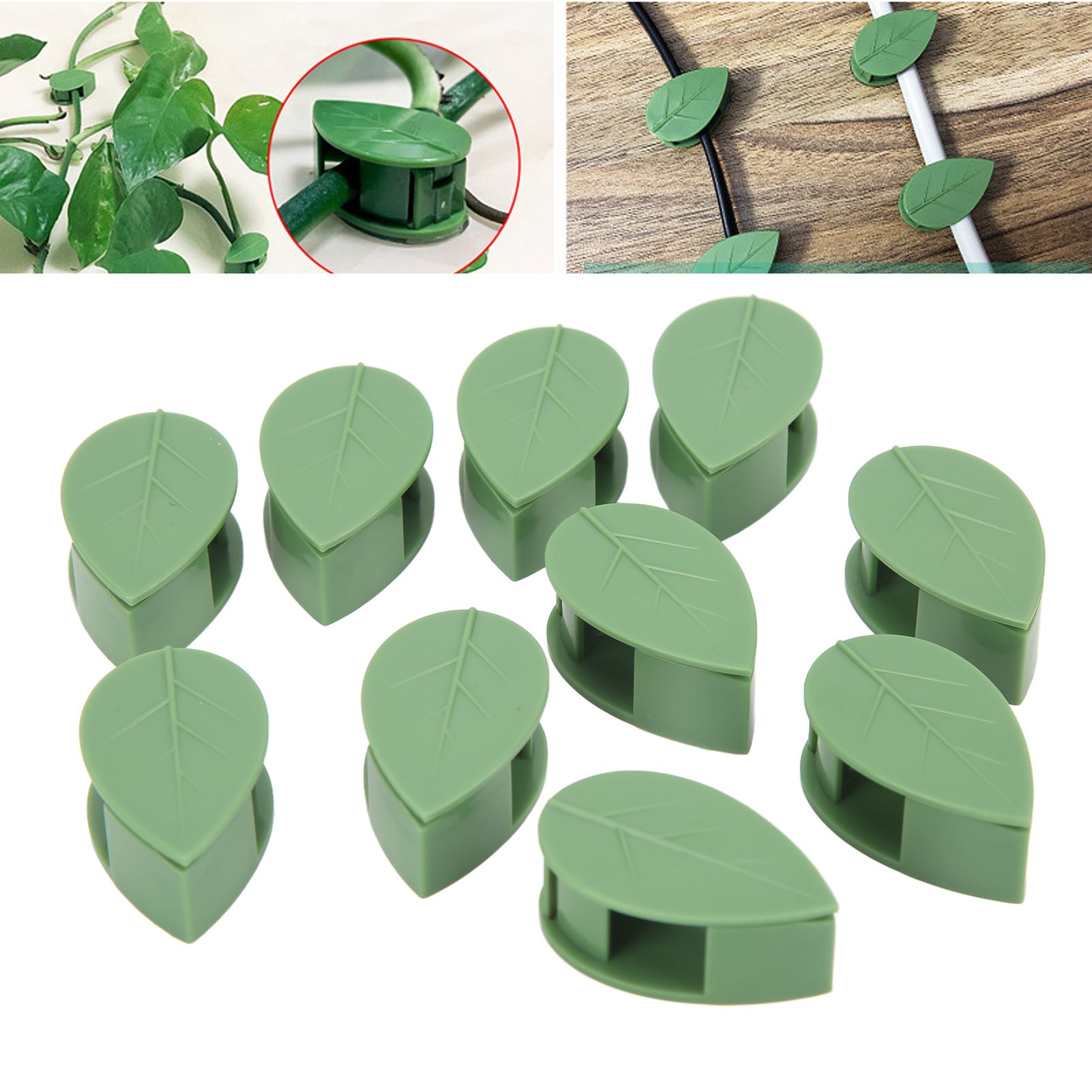 100PCS Plant Climbing Wall Fixture Clips Wall Vines Fixing Clips Self Adhesive view 12