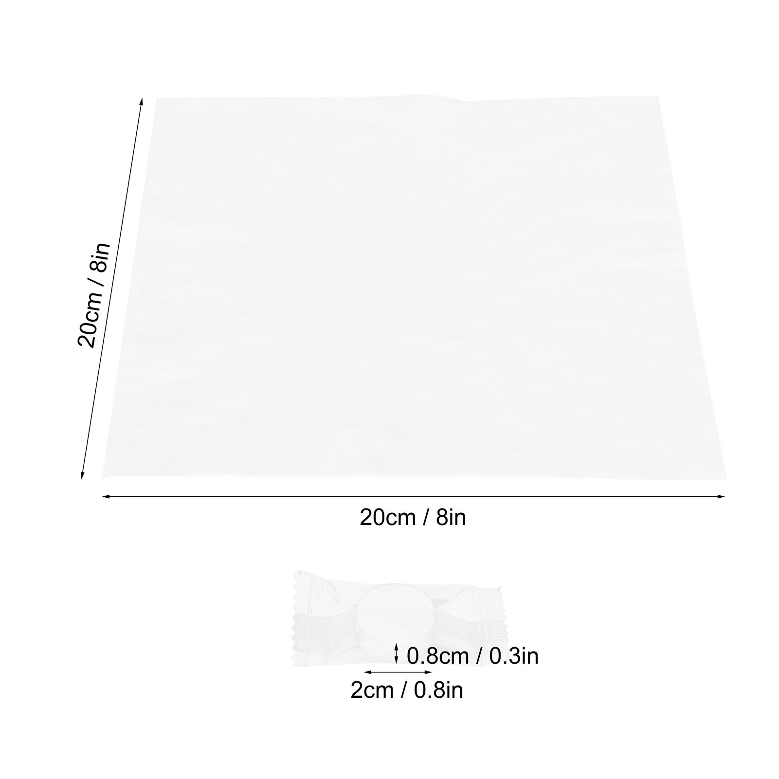 100Pcs Compressed Towels Portable Disposable Face Cleaning Tissue Towel for view 14