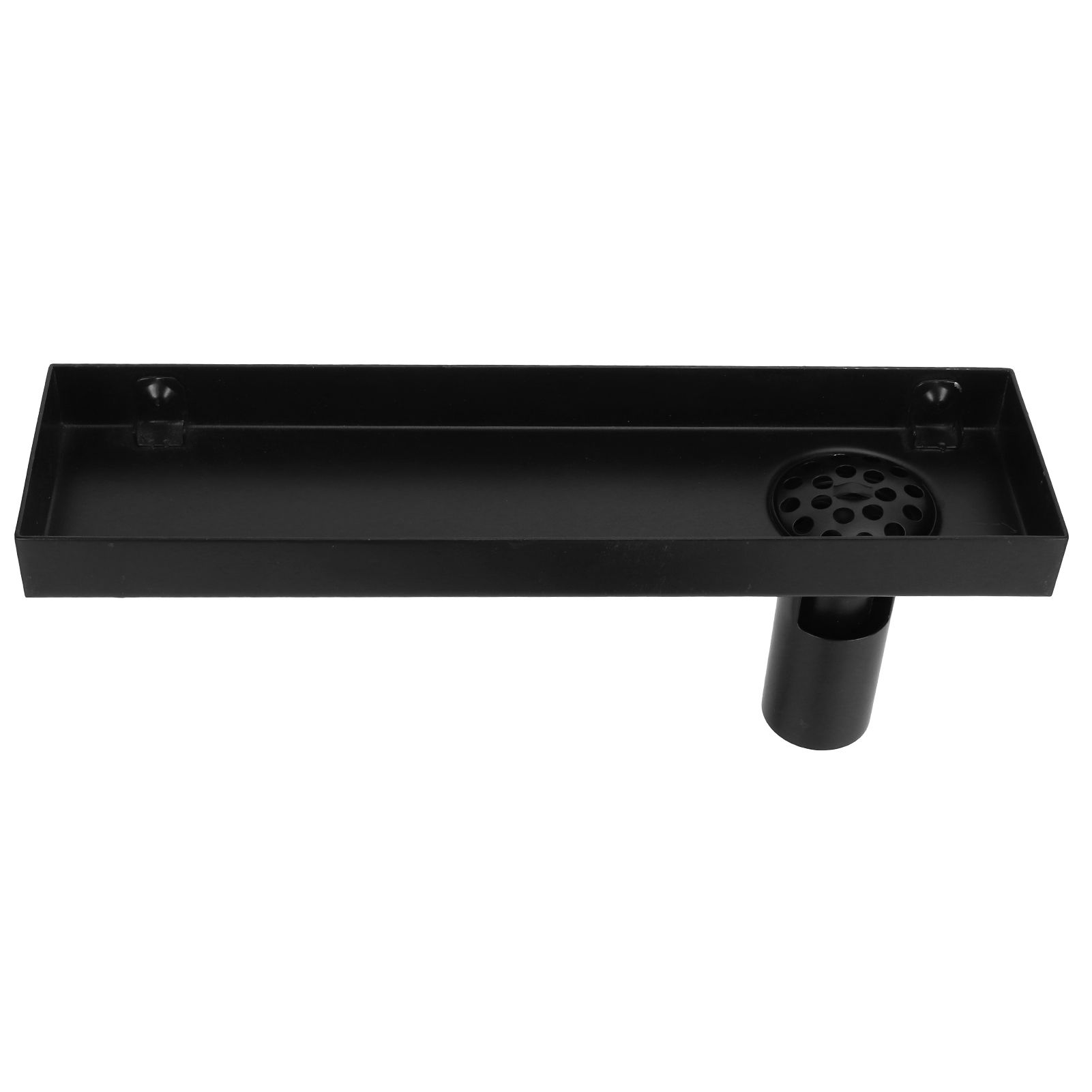 30cm Floor Drain 304 Stainless Steel Matte Black Linear Floor Concealed view 6