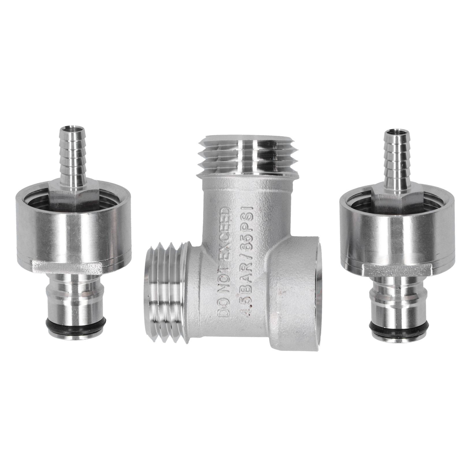 Beer Brewing Adapter Converter Carbonation Conversion Connector for PET Bottle