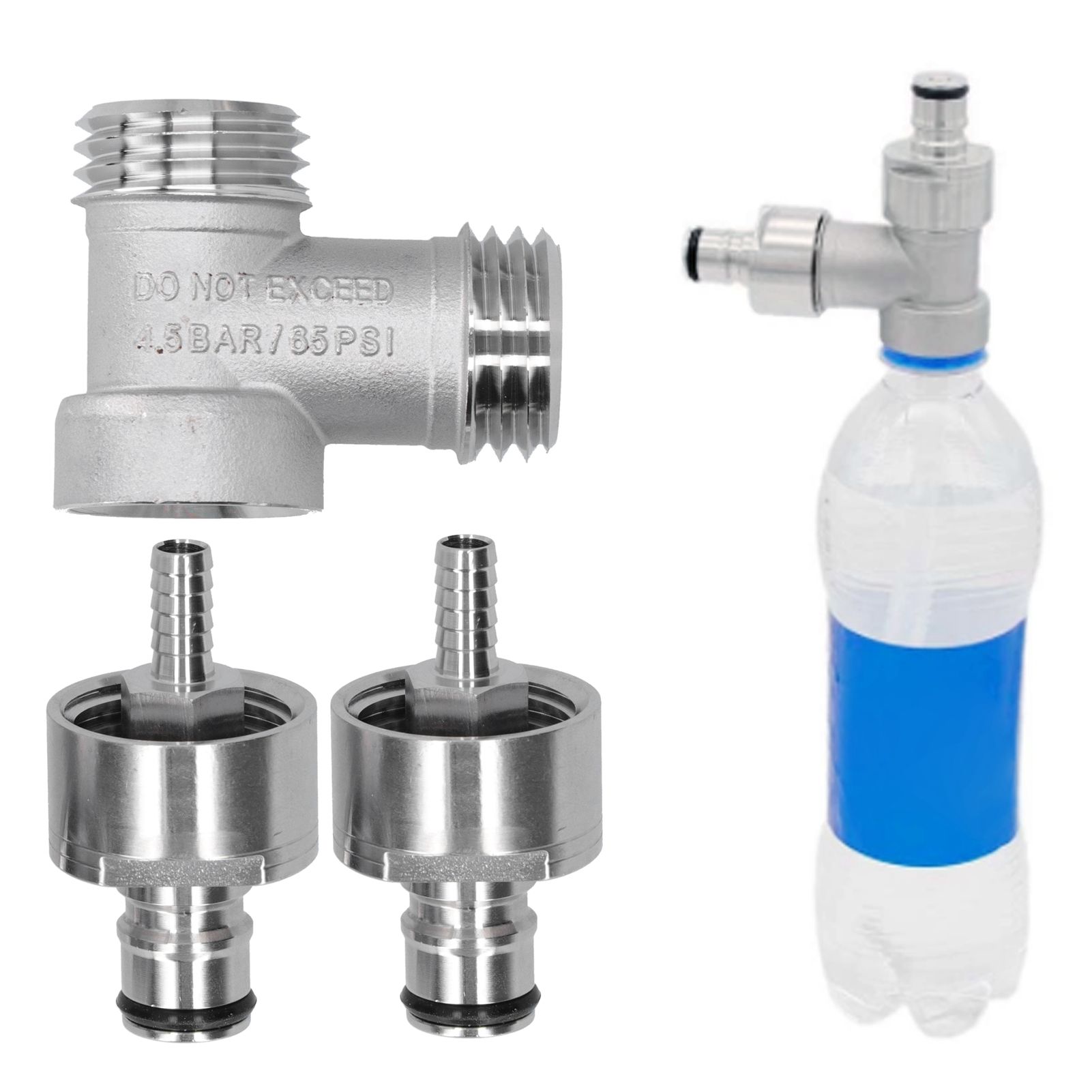 Beer Brewing Adapter Converter Carbonation Conversion Connector for PET Bottle view 10