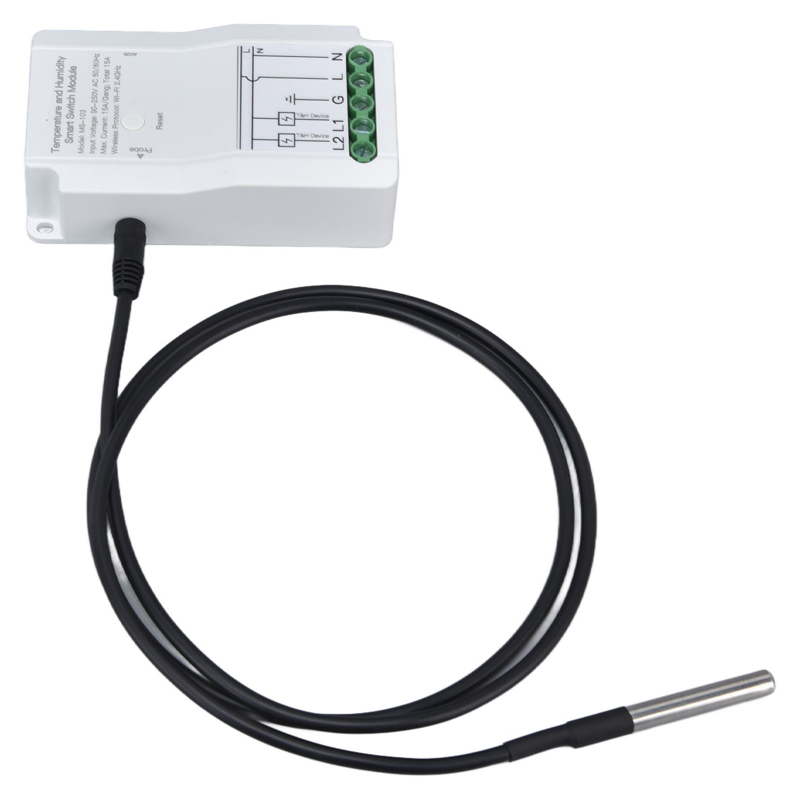 WiFi Temperature Humidity Switch Module Dual Relay Output with Temperature view 9