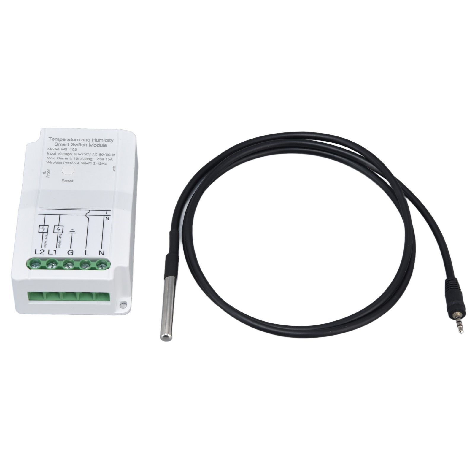 WiFi Temperature Humidity Switch Module Dual Relay Output with Temperature view 10