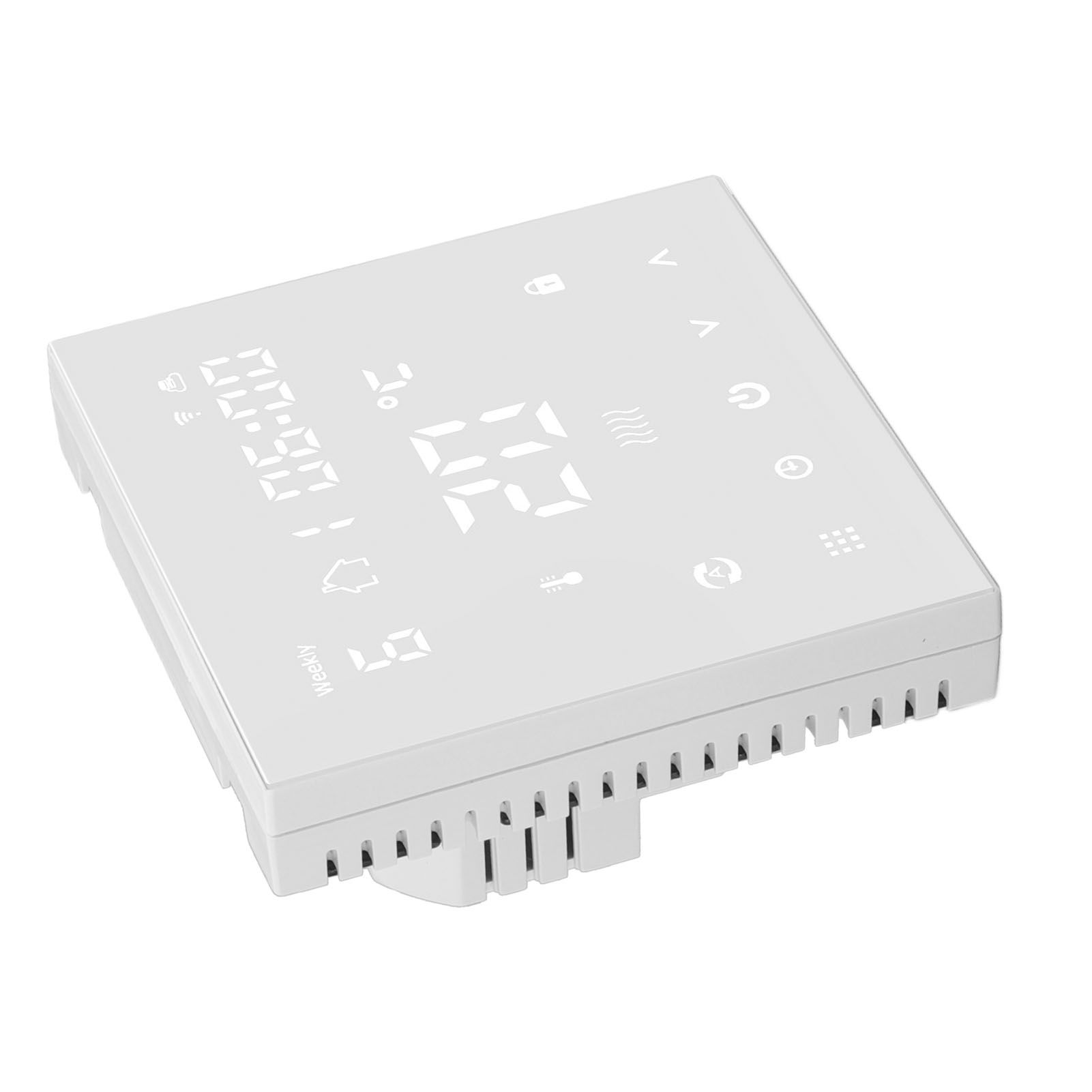 WiFi Thermostat Digital Touch Screen APP Voice Control Smart Thermostat with view 3
