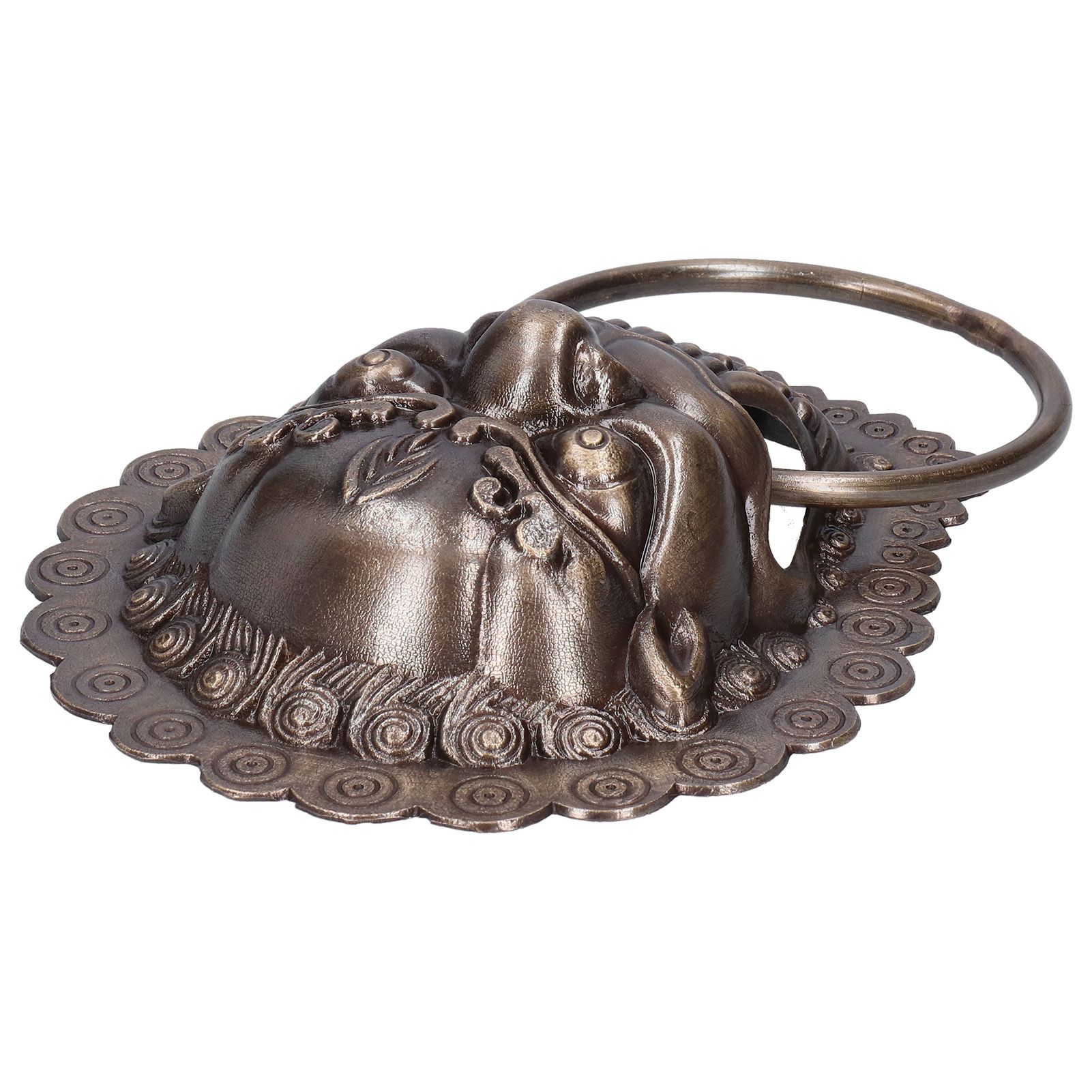 Chinese Style Door Knocker Antique Animal Head Door Ring Wooden Door Pull Ring view 8
