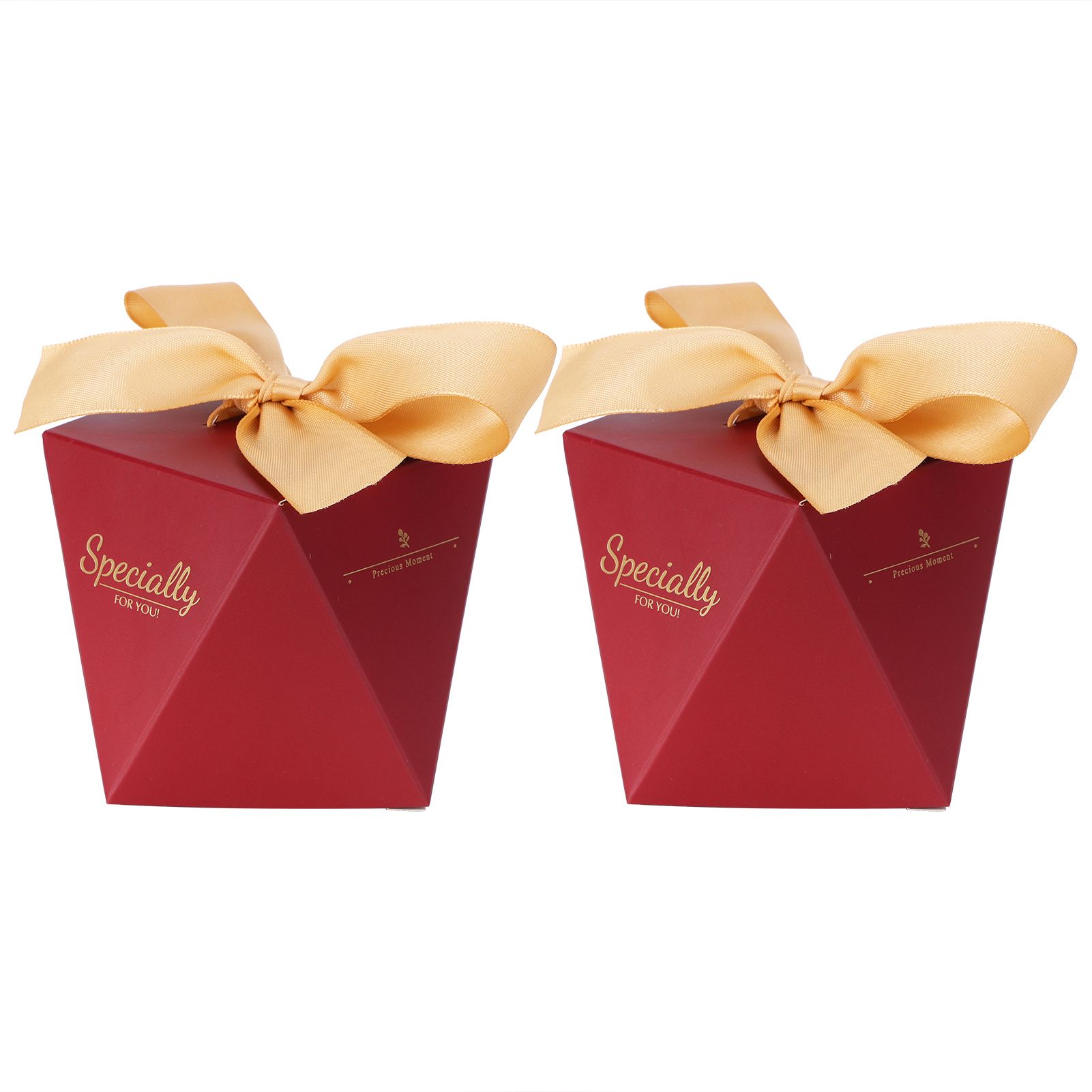 25 Sets Candy Box Cookies Gift Boxes with Ribbon for Birthday Wedding Party FavorL view 3