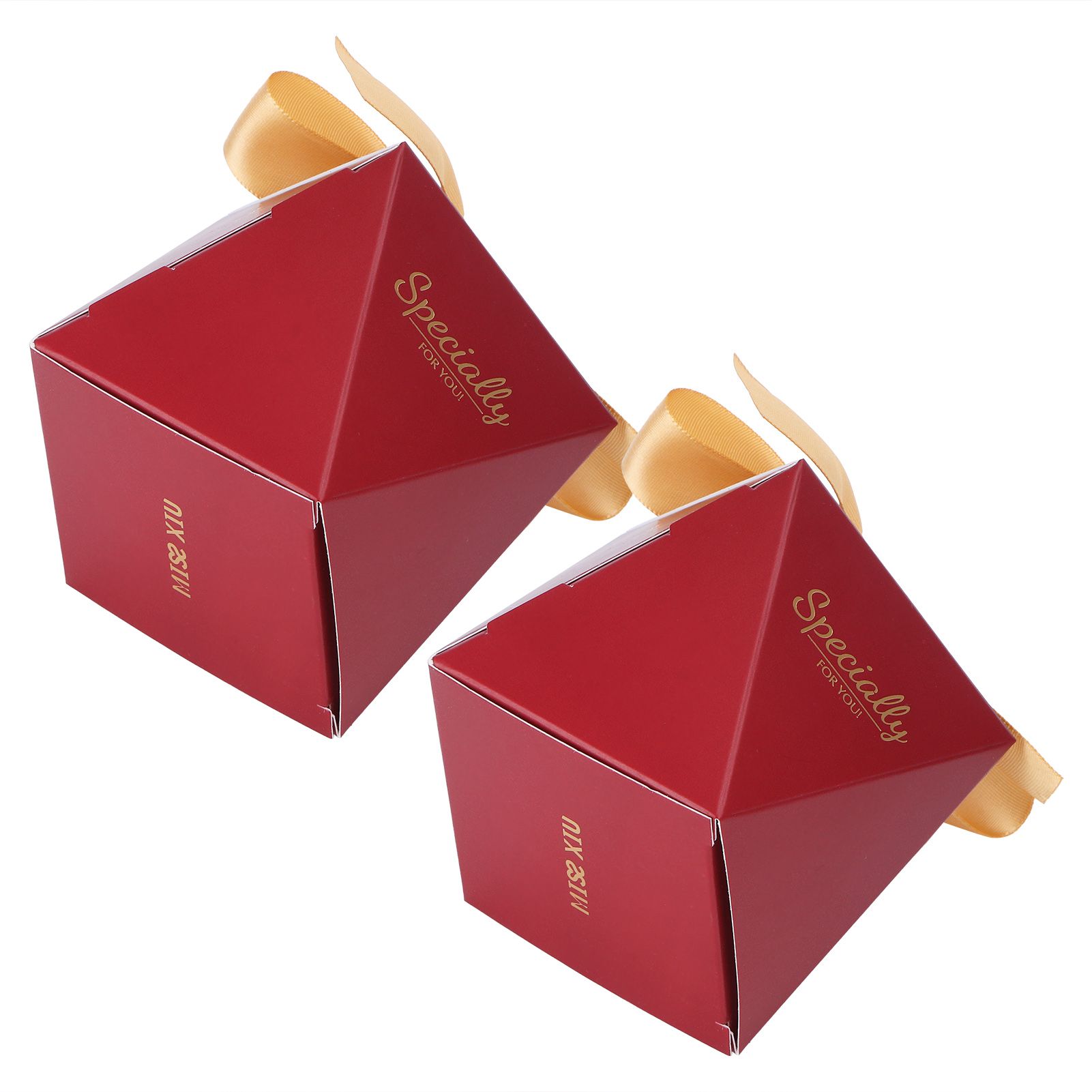 25 Sets Candy Box Cookies Gift Boxes with Ribbon for Birthday Wedding Party FavorL view 7