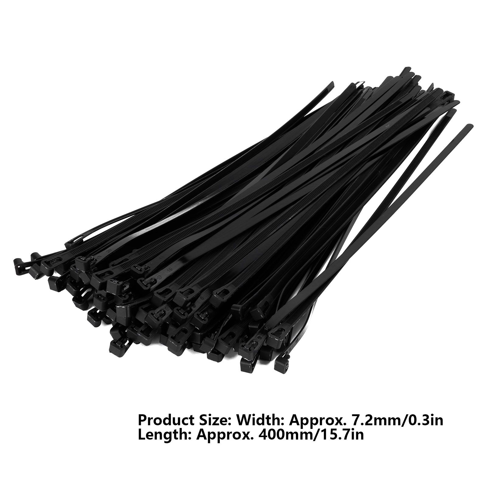 100Pcs Cable Ties Multiple Use Fastener Thick Thin Nylon Zip Wraps Supplies 8 view 14
