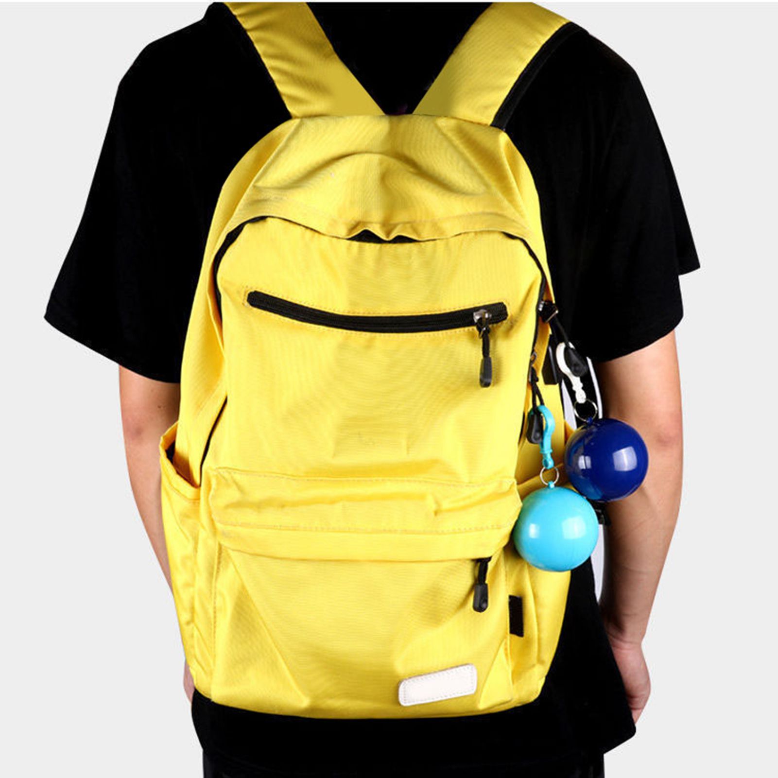 Portable Raincoat Ball Mini Emergency Thickened Disposable Raincoat Ball for view 7