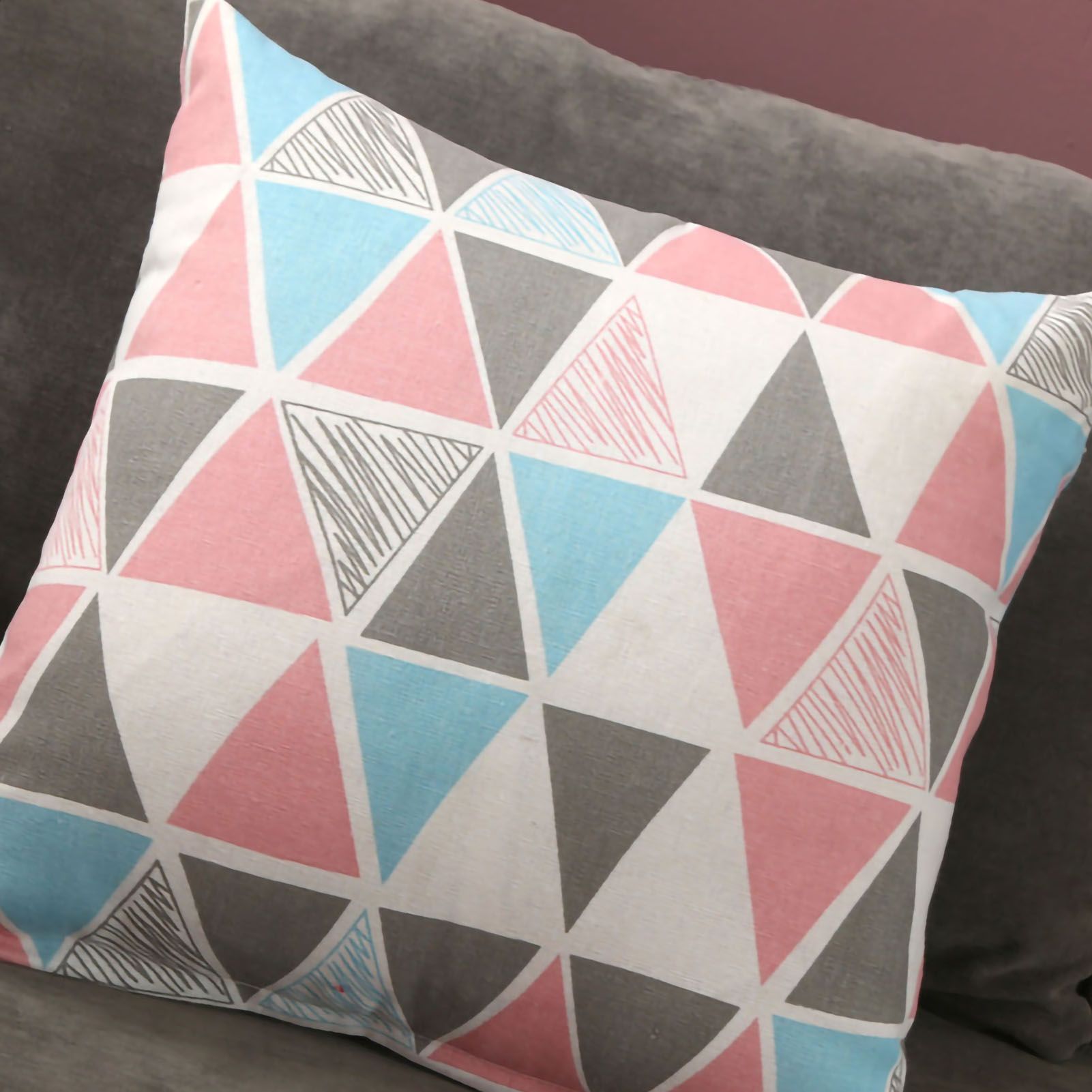 Home Pillow Case Sofa Cushion Accessories Linen Nordic Style Daily Use Home view 3