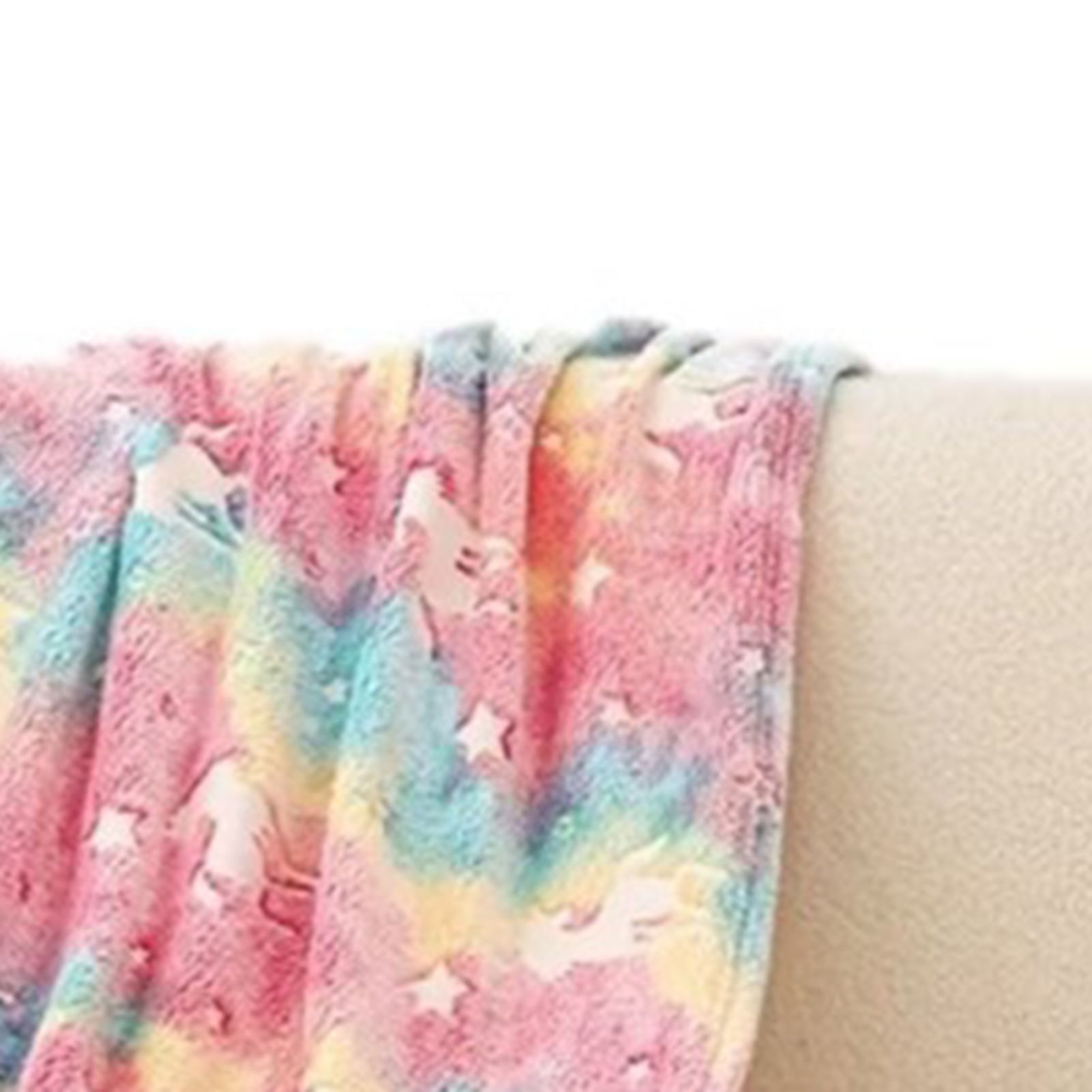 Flannel Blanket Colorful Animal Style Double Sided Luminous Flannel Blanket view 9