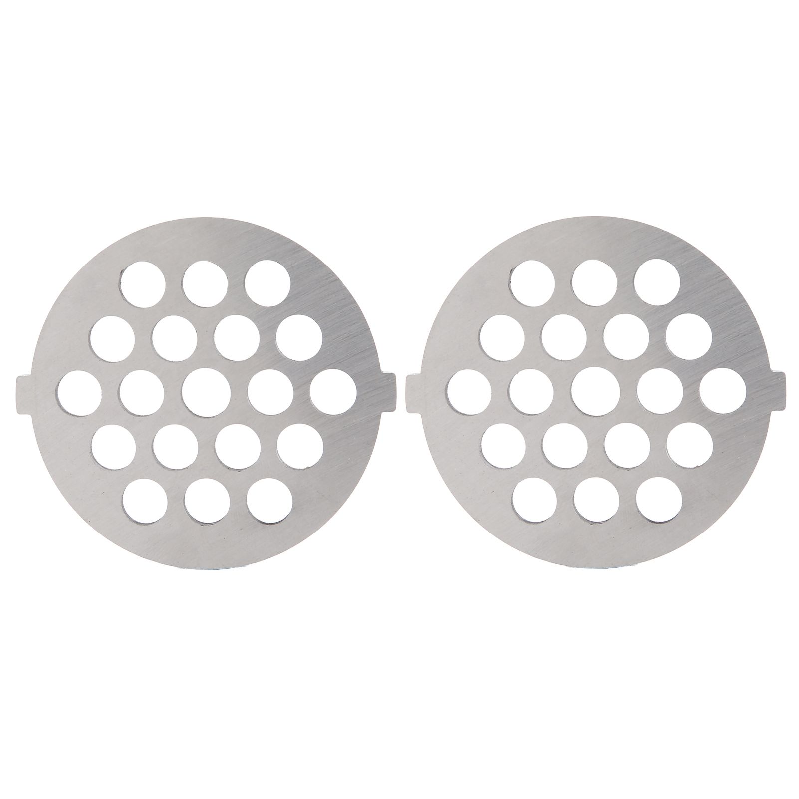 2Pcs Electric Mincer Blade Stainless Steel Grinding Plate Round Hole for 5#/B — image 1