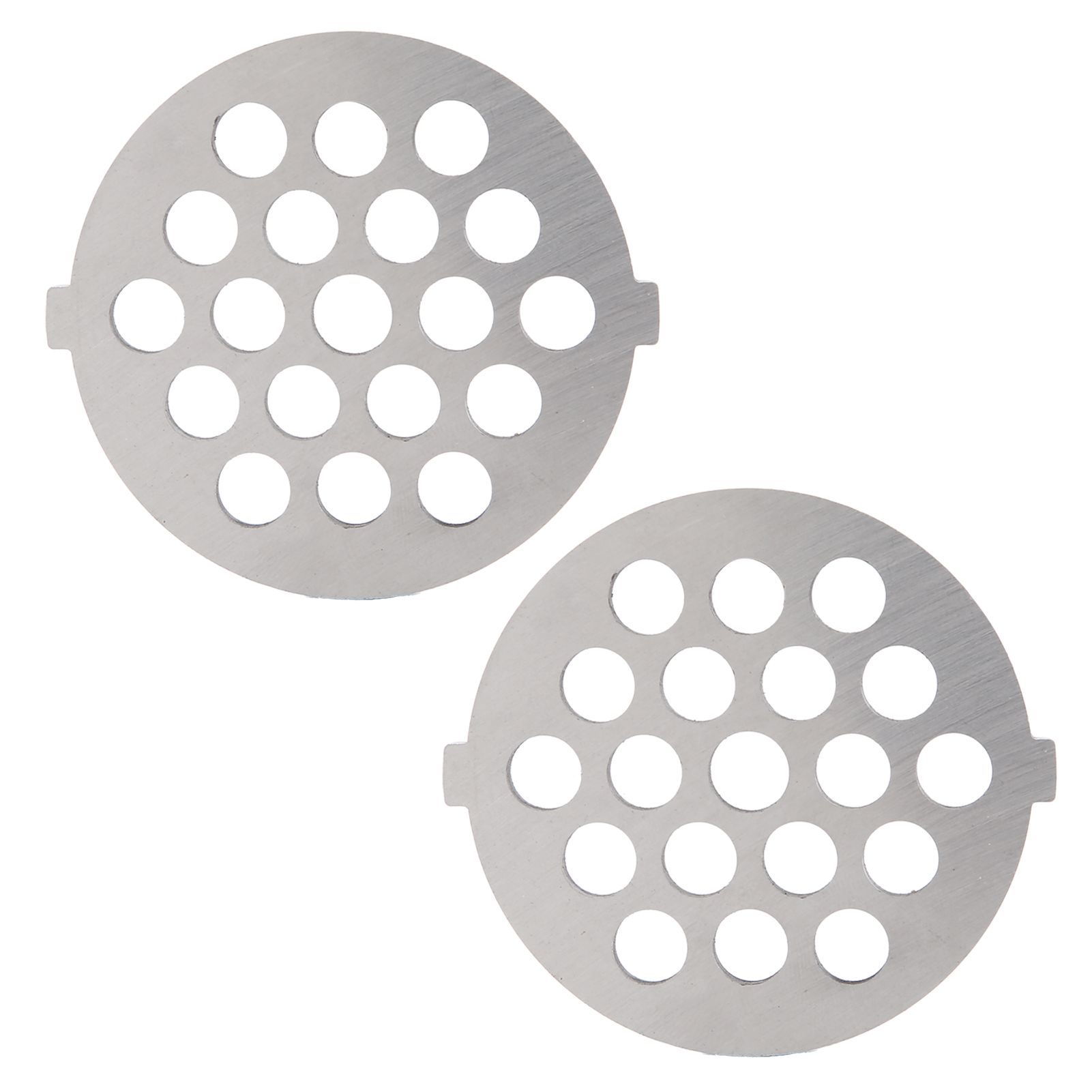 2Pcs Electric Mincer Blade Stainless Steel Grinding Plate Round Hole for 5#/B view 3