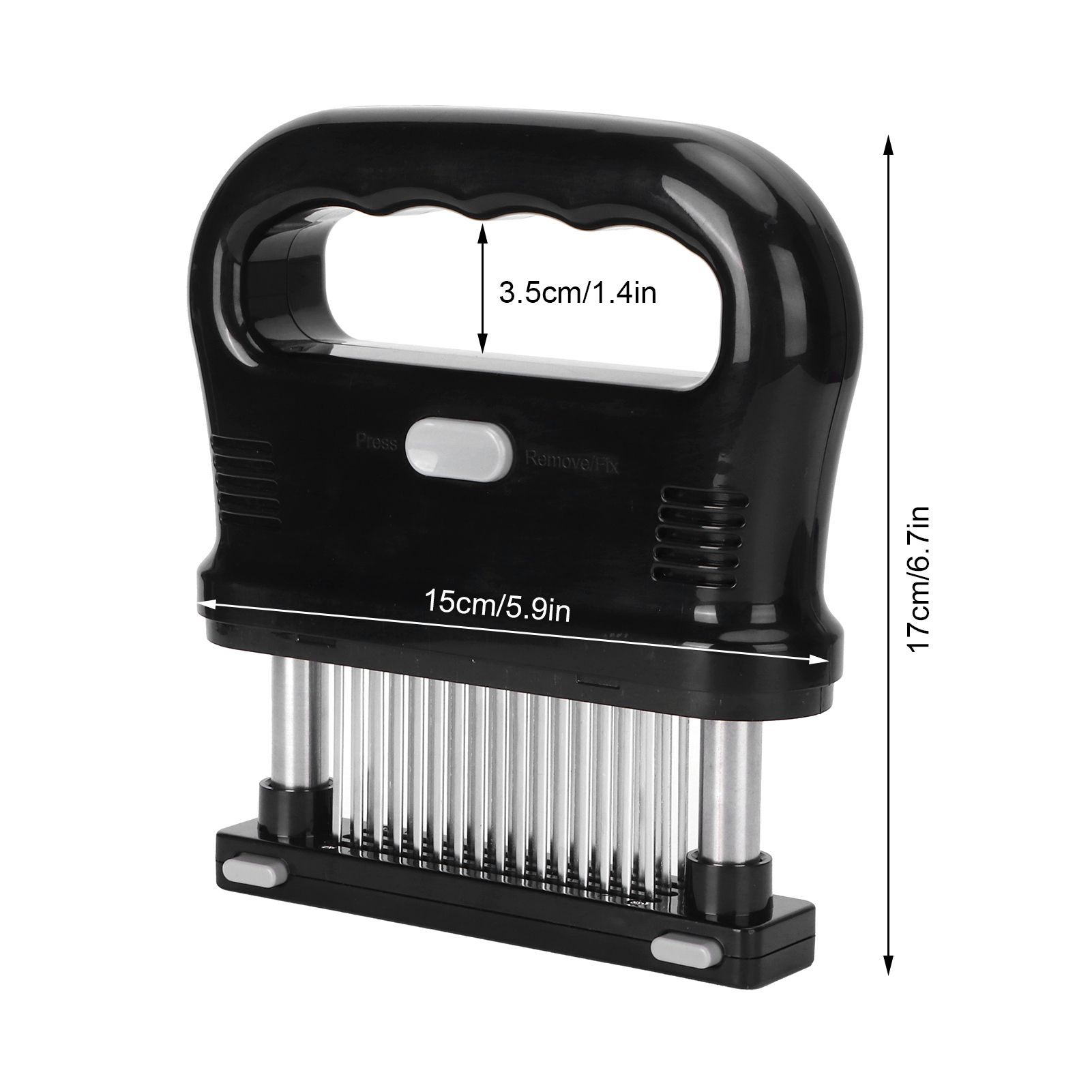 Detachable Meat Tenderizer Tool with 48 Needles Meat Hammer for Chicken Pork view 14