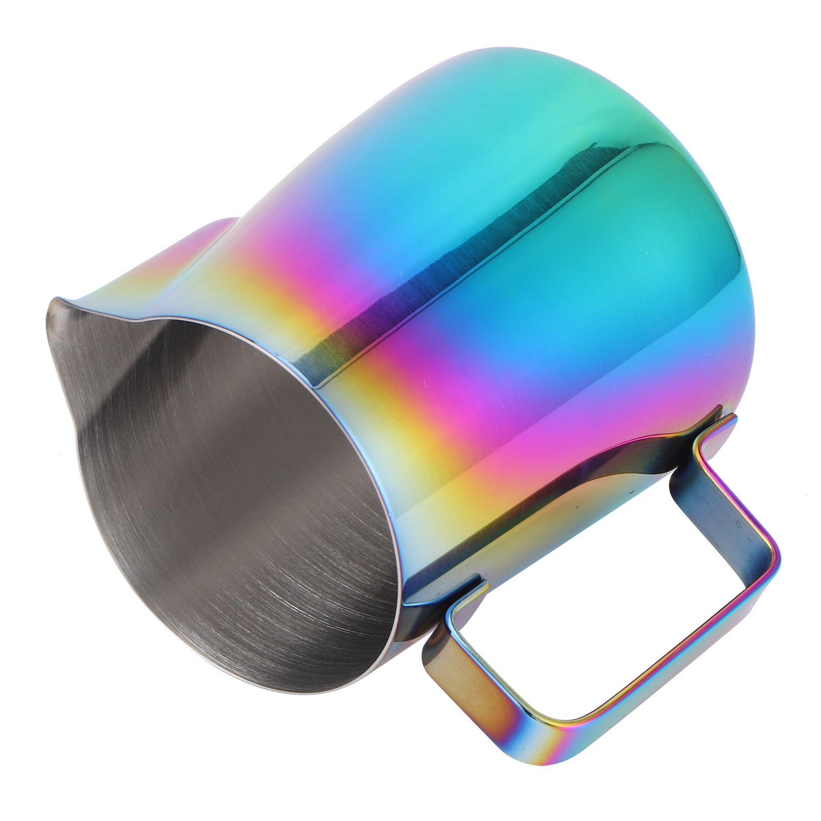 350ml Coffee Pitcher Latte Art Making Cup Colorful Milk Frothing Pitcher with view 7