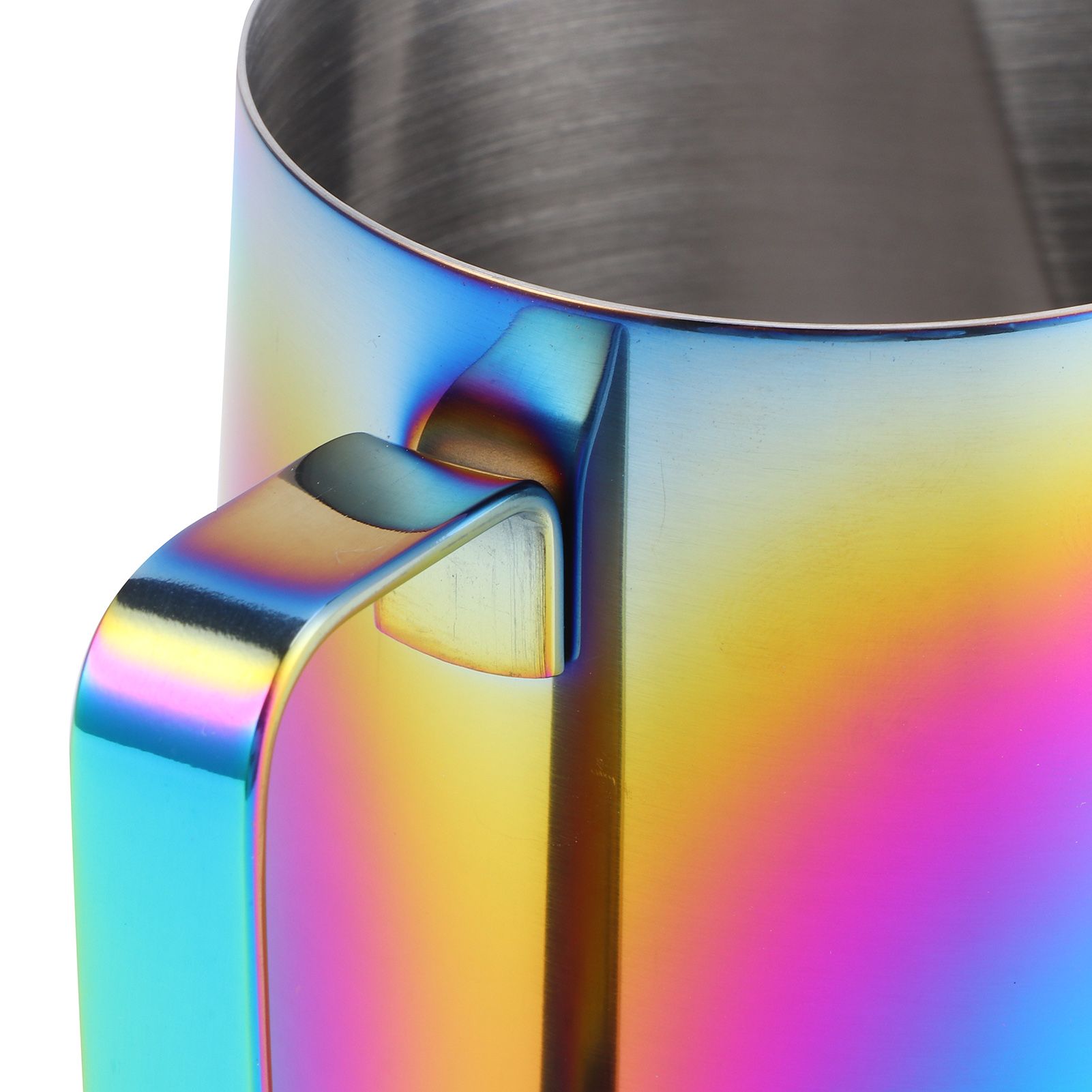 350ml Coffee Pitcher Latte Art Making Cup Colorful Milk Frothing Pitcher with view 11