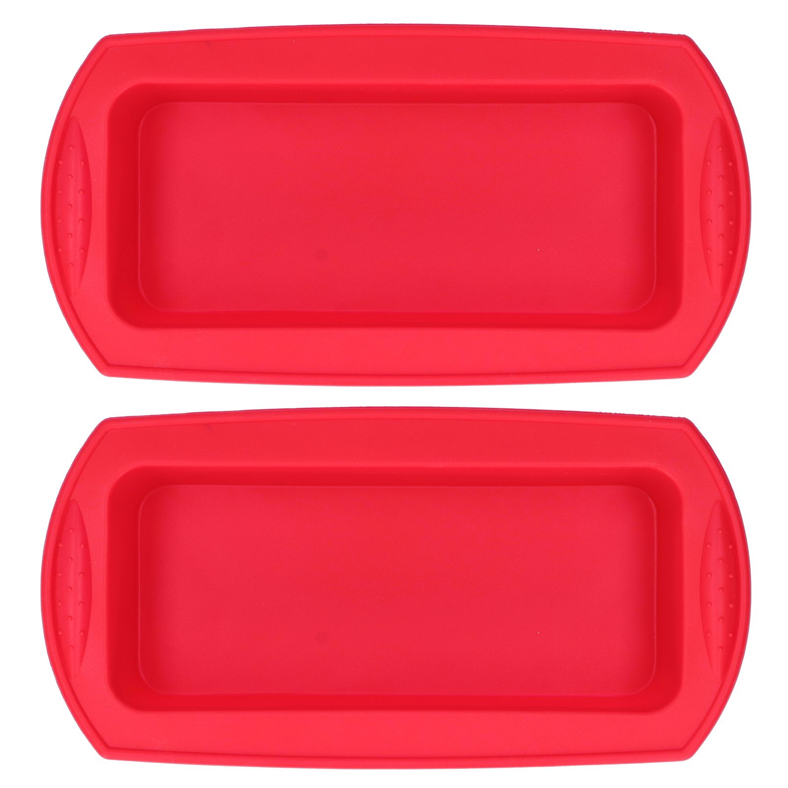 2Pcs Rectangle Silicone Cake Pan Bread Mold Baking Tool 2lb Cake Moulds view 5