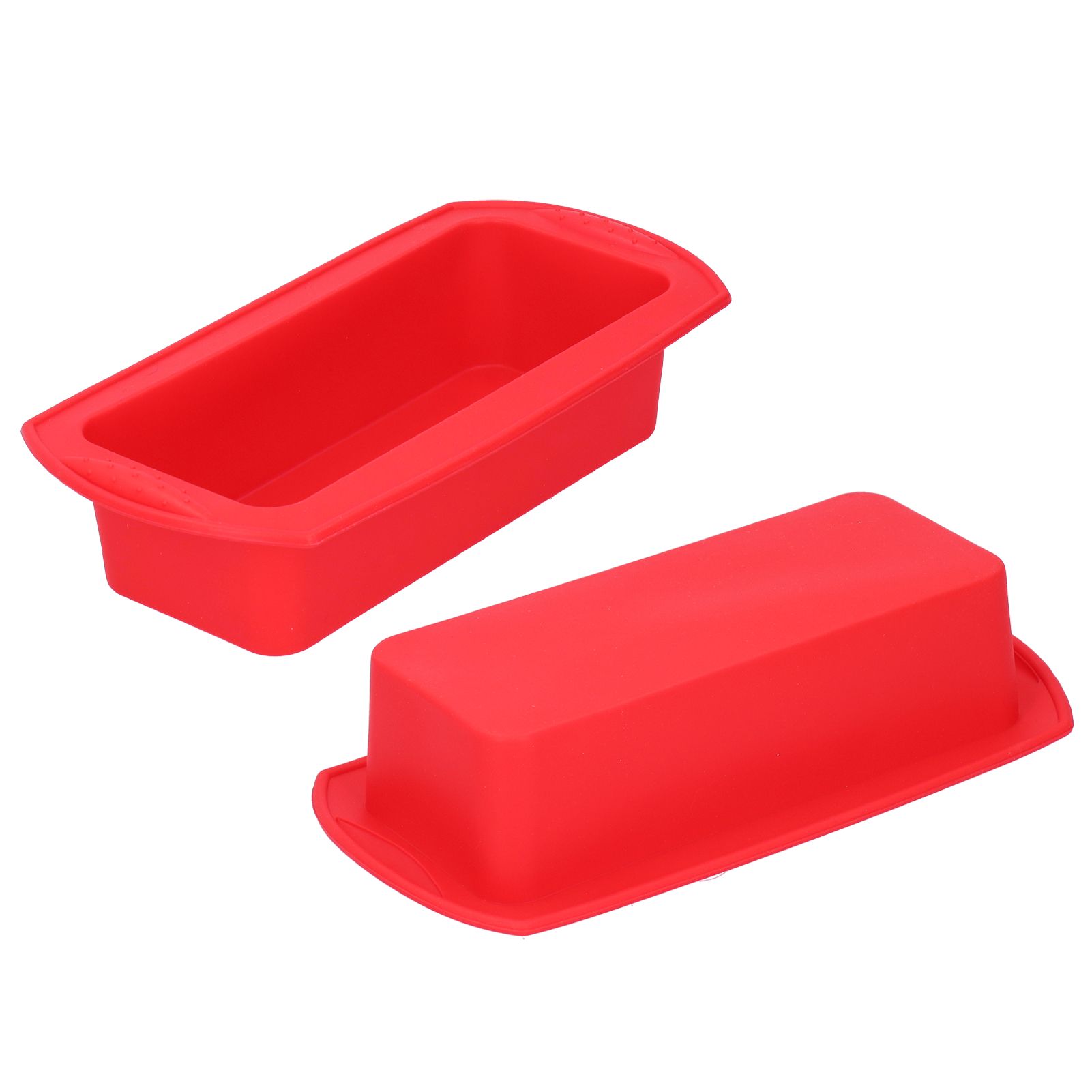 2Pcs Rectangle Silicone Cake Pan Bread Mold Baking Tool 2lb Cake Moulds view 6