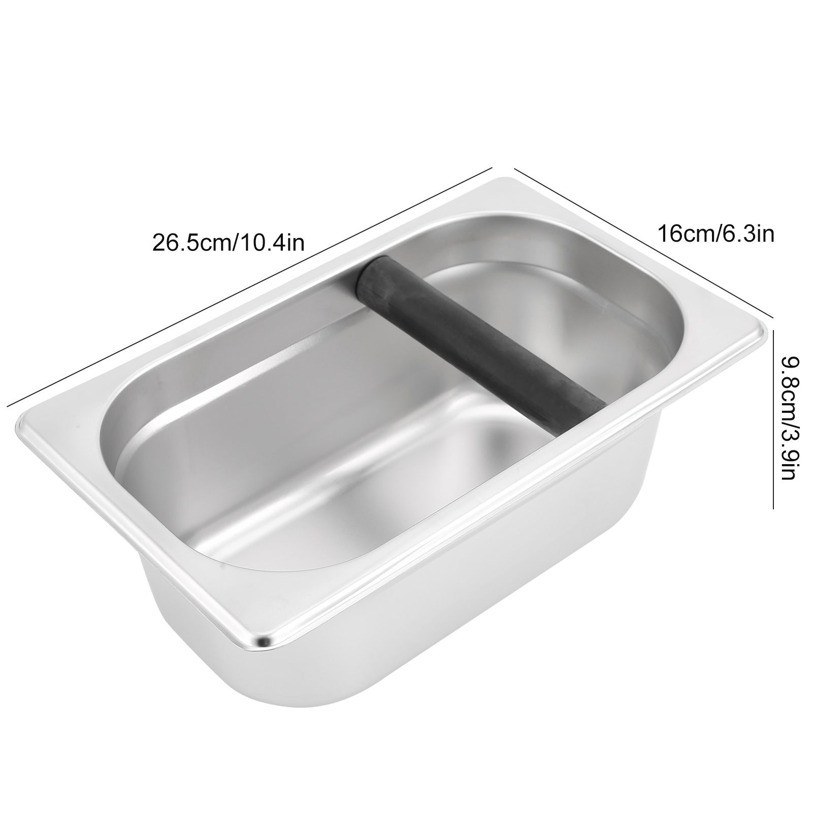 Knock Box Stainless Steel Coffee Slag Grind Bucket Container Coffee Machine view 12