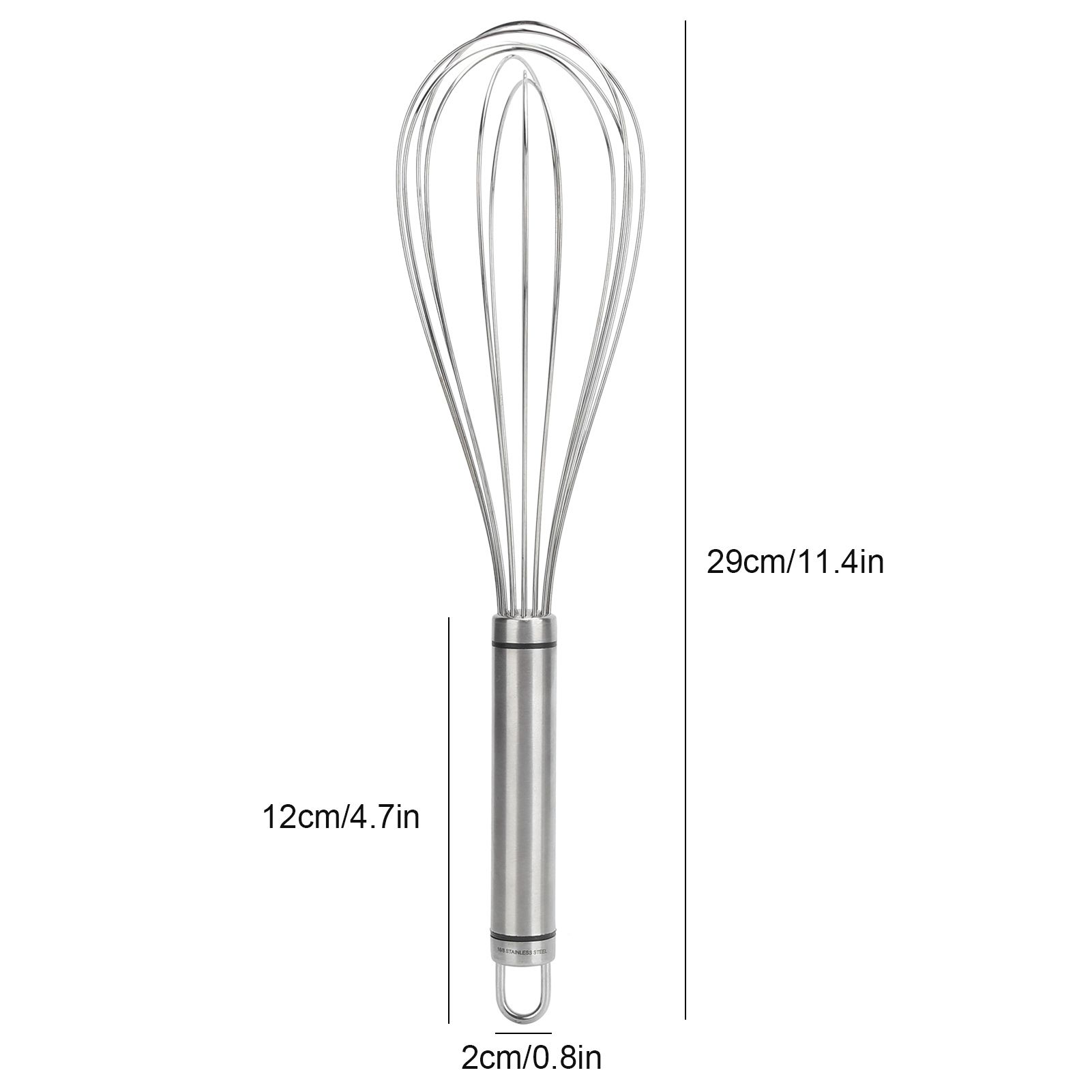Manual Egg Mixer 304 Stainless Steel 7 Wire Egg Beater Mixing Tool Kitchen view 13