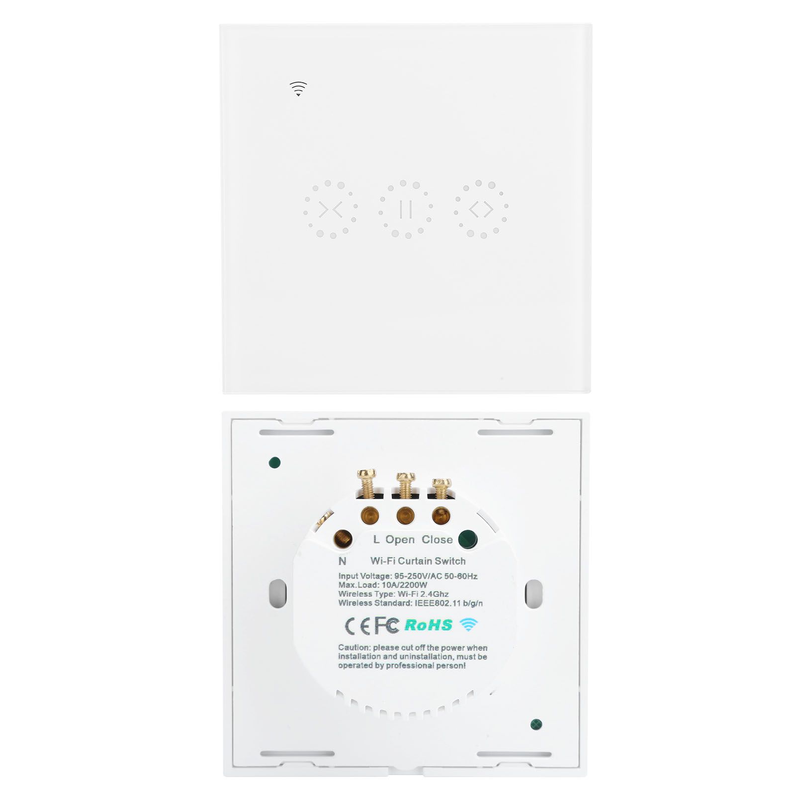 WiFi Smart Touch Wall Switch APP Control for Curtain Garage Door Power Doors view 3