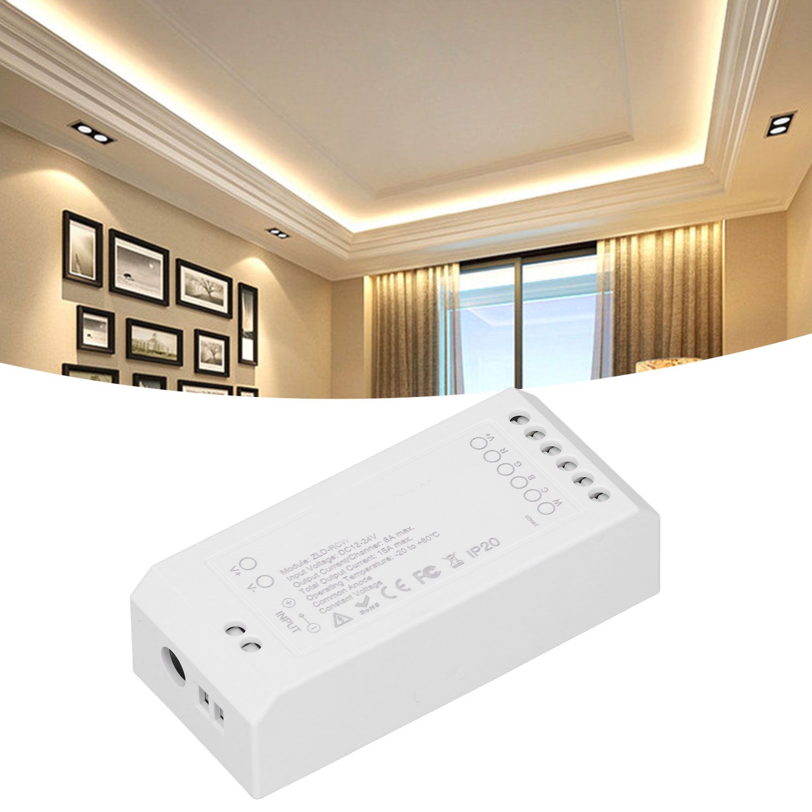 For Zigbee LED Driver Smart Home LED Strip Controller RGB+CW Light Strip view 12