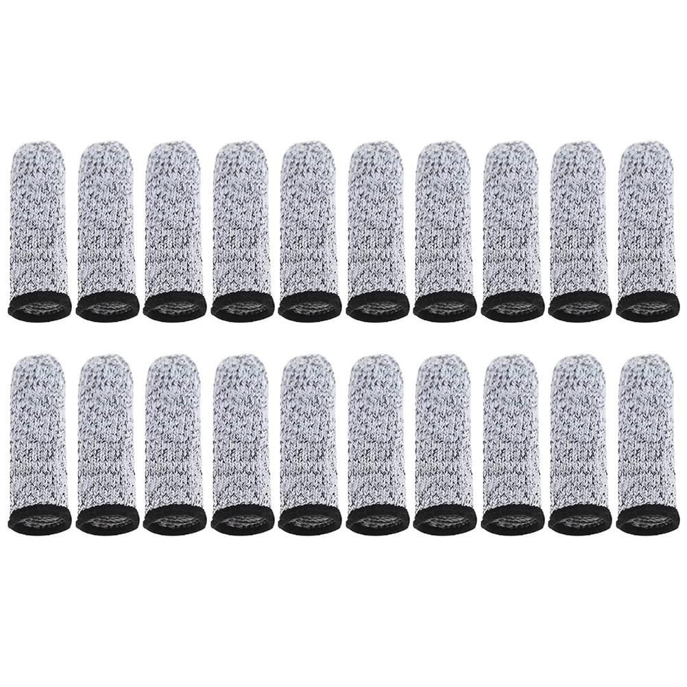 20 Pcs Finger Cots 5 Levels Of Cut Resistant Protective Sleeve Reusable Anti — image 1