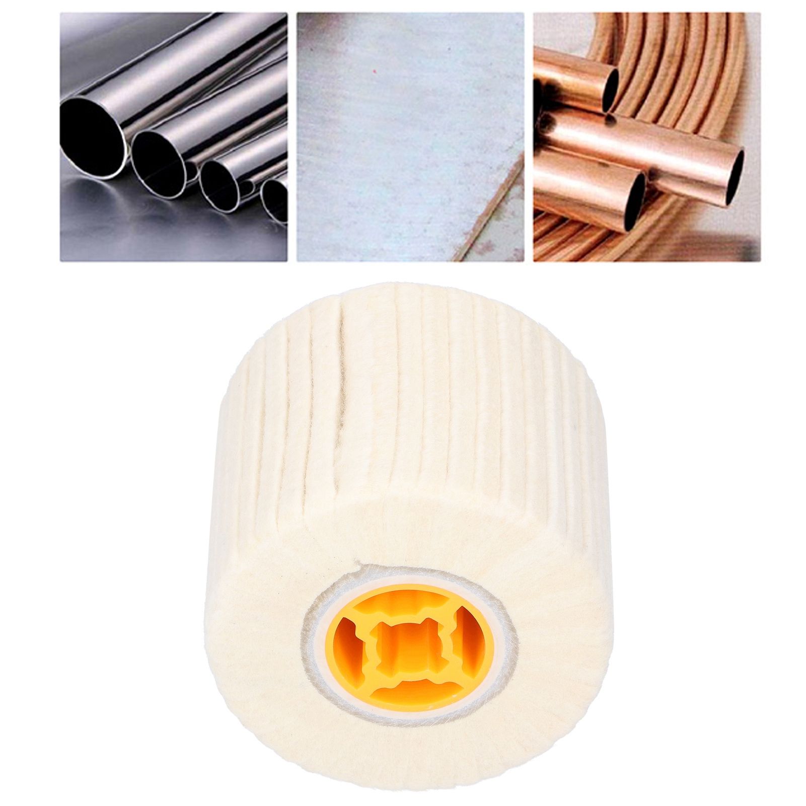Wool Felt Wire Drawing Wheel Buffing Wheel Parts for Stainless Steel Polishing view 9