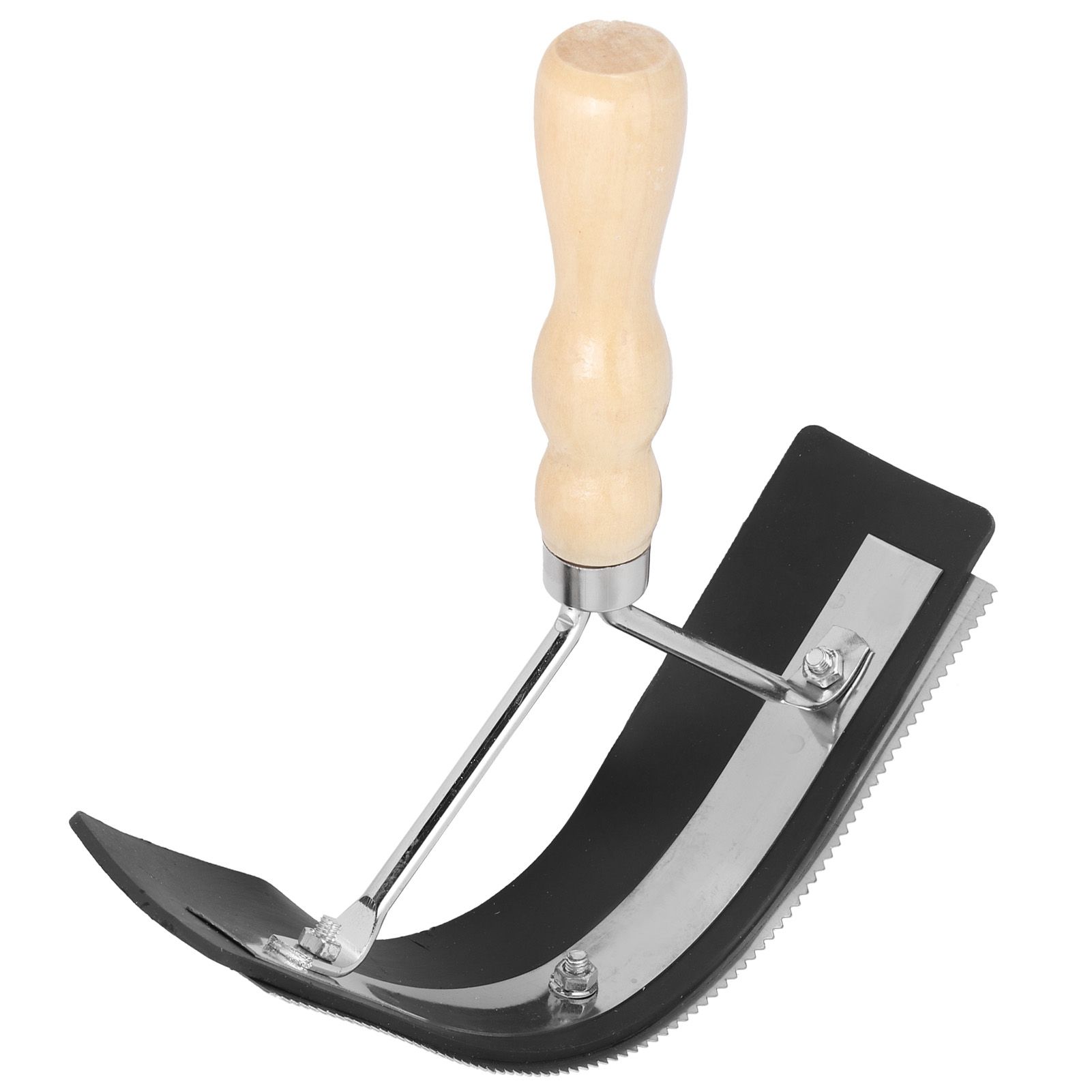 Horse Sweat Scraper with Wood Handle Non Slip Horse Cleaning Grooming Tool view 7
