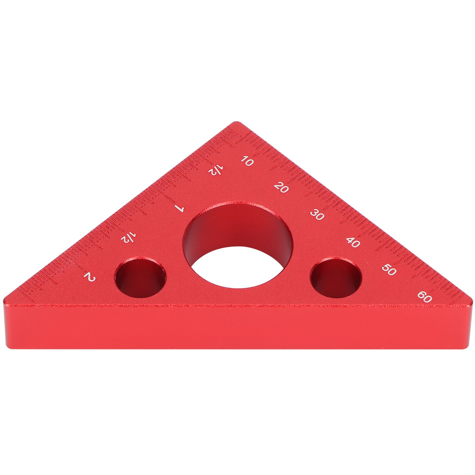 Aluminum Alloy Triangular Ruler Thicken Height Ruler DIY Woodworking Measuring view 6
