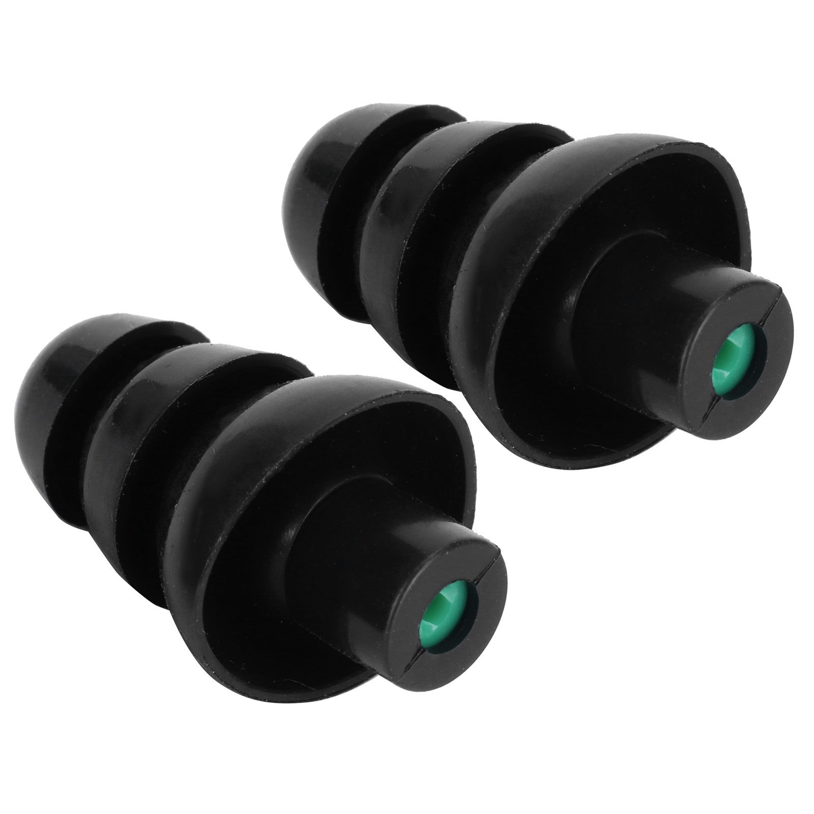 Black Ear Plugs Reusable Noise Reduction Waterproof Swimming Earplugs with Filter view 3
