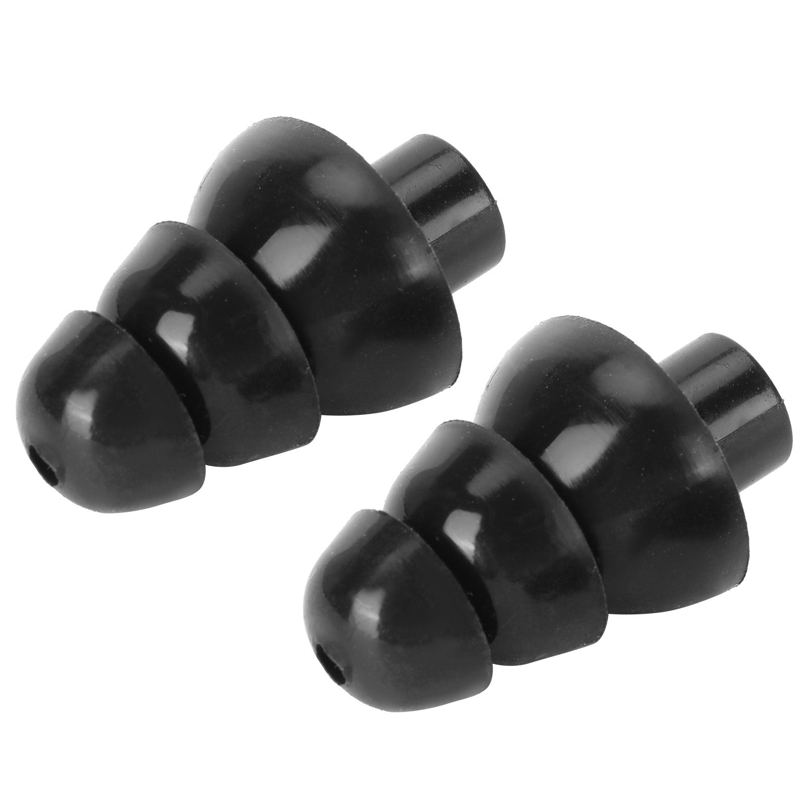 Black Ear Plugs Reusable Noise Reduction Waterproof Swimming Earplugs with Filter view 5