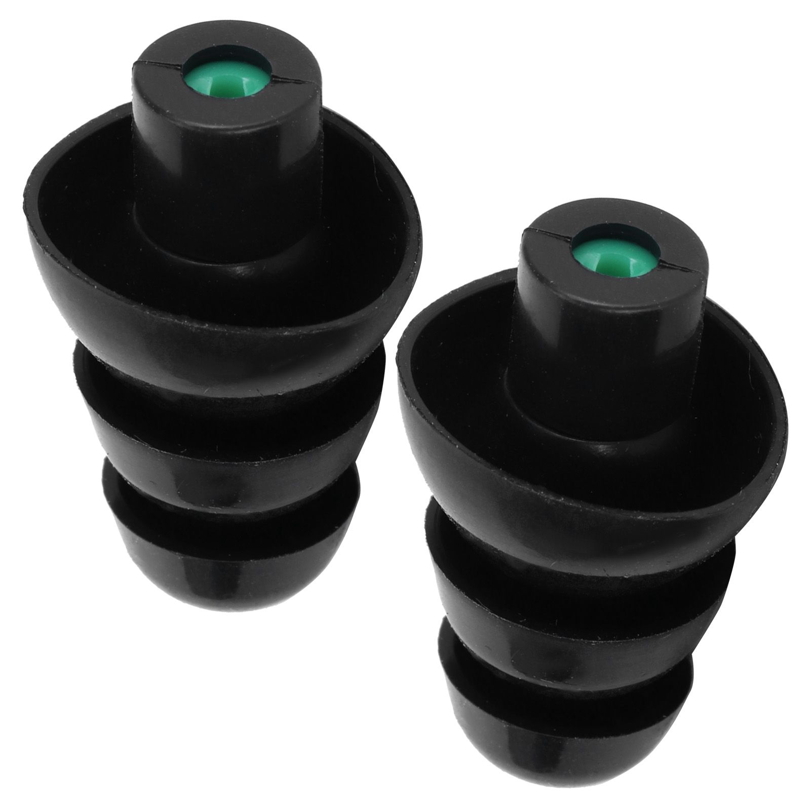 Black Ear Plugs Reusable Noise Reduction Waterproof Swimming Earplugs with Filter view 7
