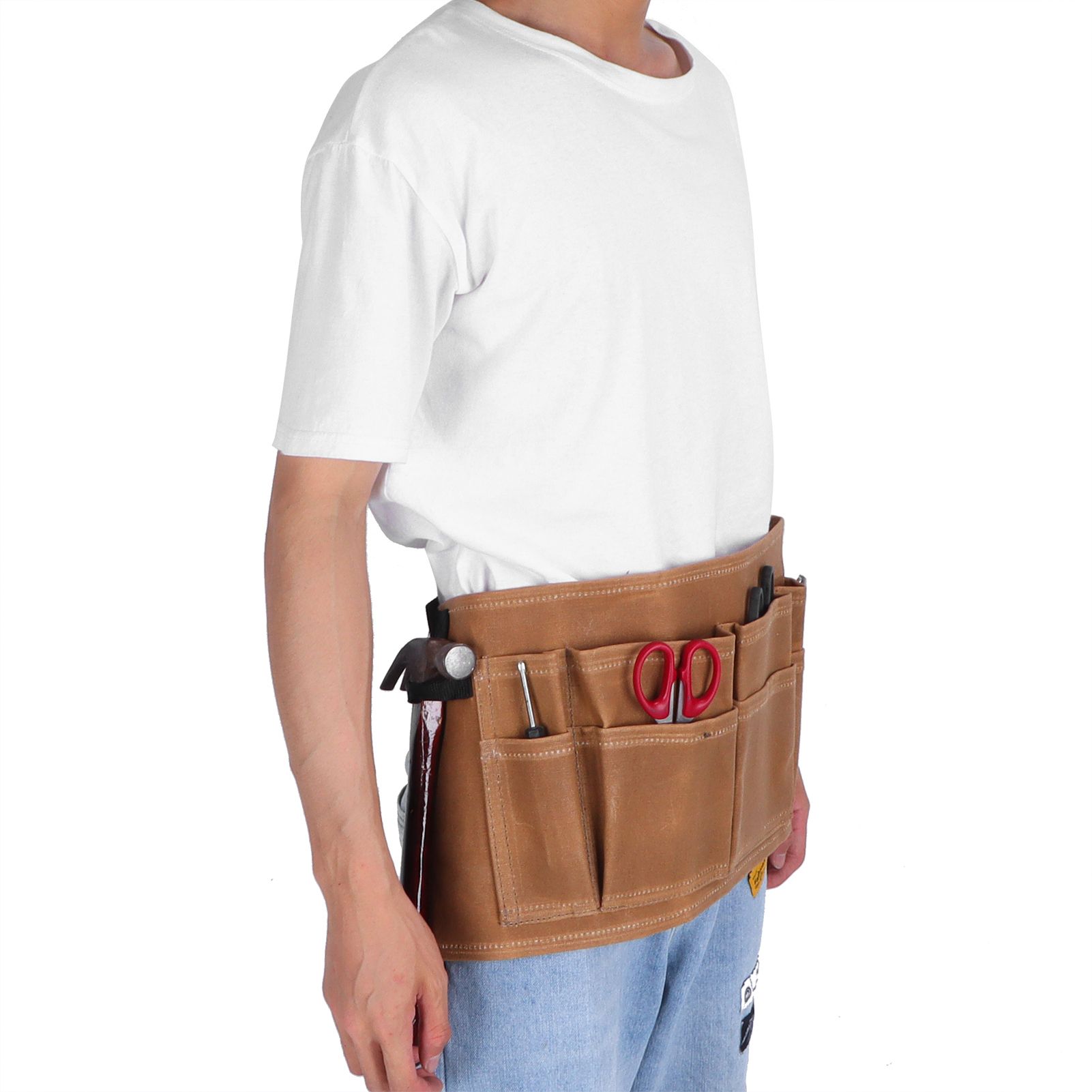 Garden Adjustable Tool Bag MultiPocket Woodworking Tool Belt for Garden view 9