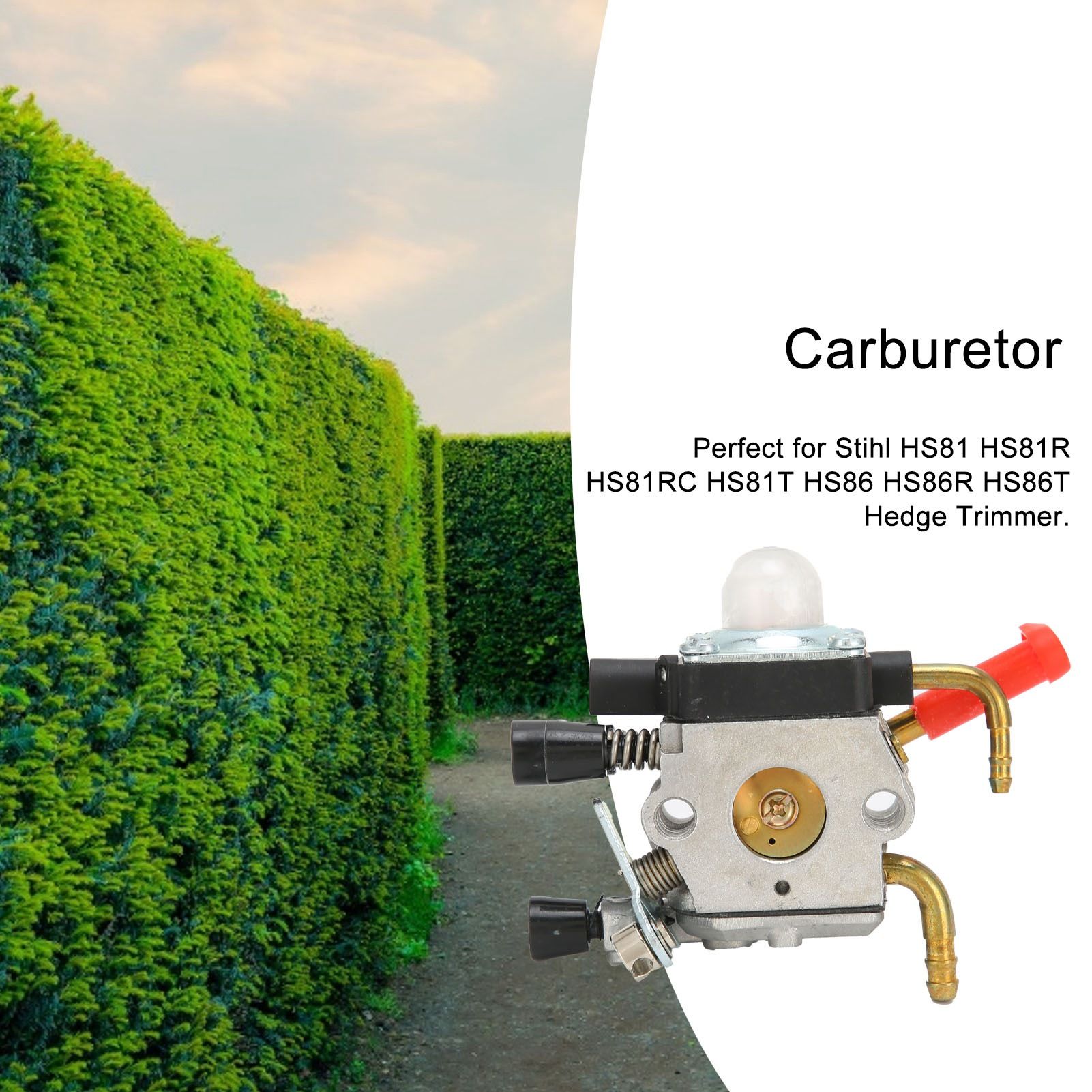 Carburetor Replacement Fit for Stihl HS81 HS81R HS81RC HS81T HS86 HS86R HS86T view 14