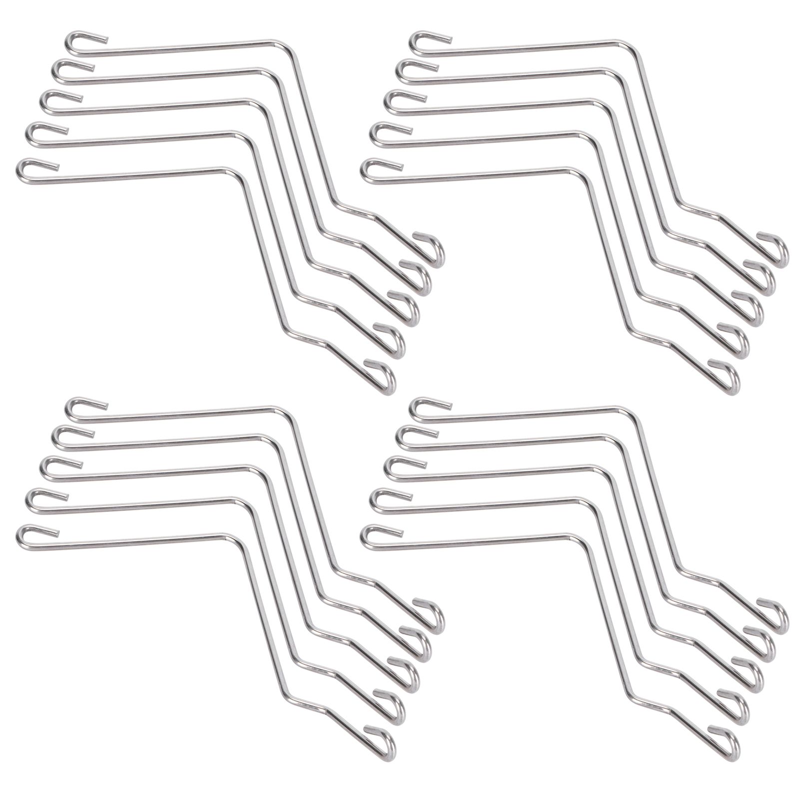 20PCS Stainless Steel Beehive Connector Bend Wire Holder Fastener for Wooden view 3