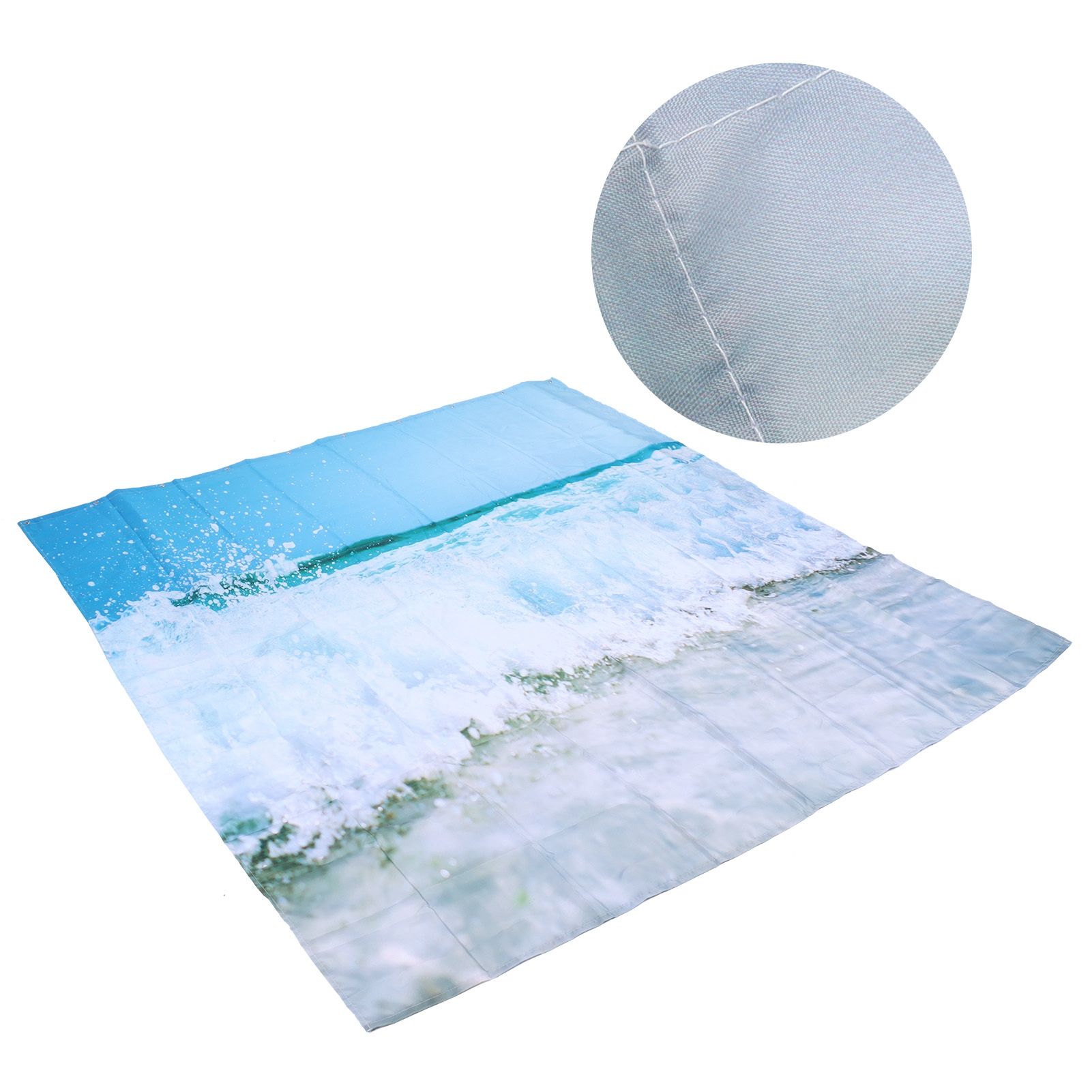 Free Punch Shower Curtain with Hook Waterproof Bath Curtain for Home Bathroom view 8