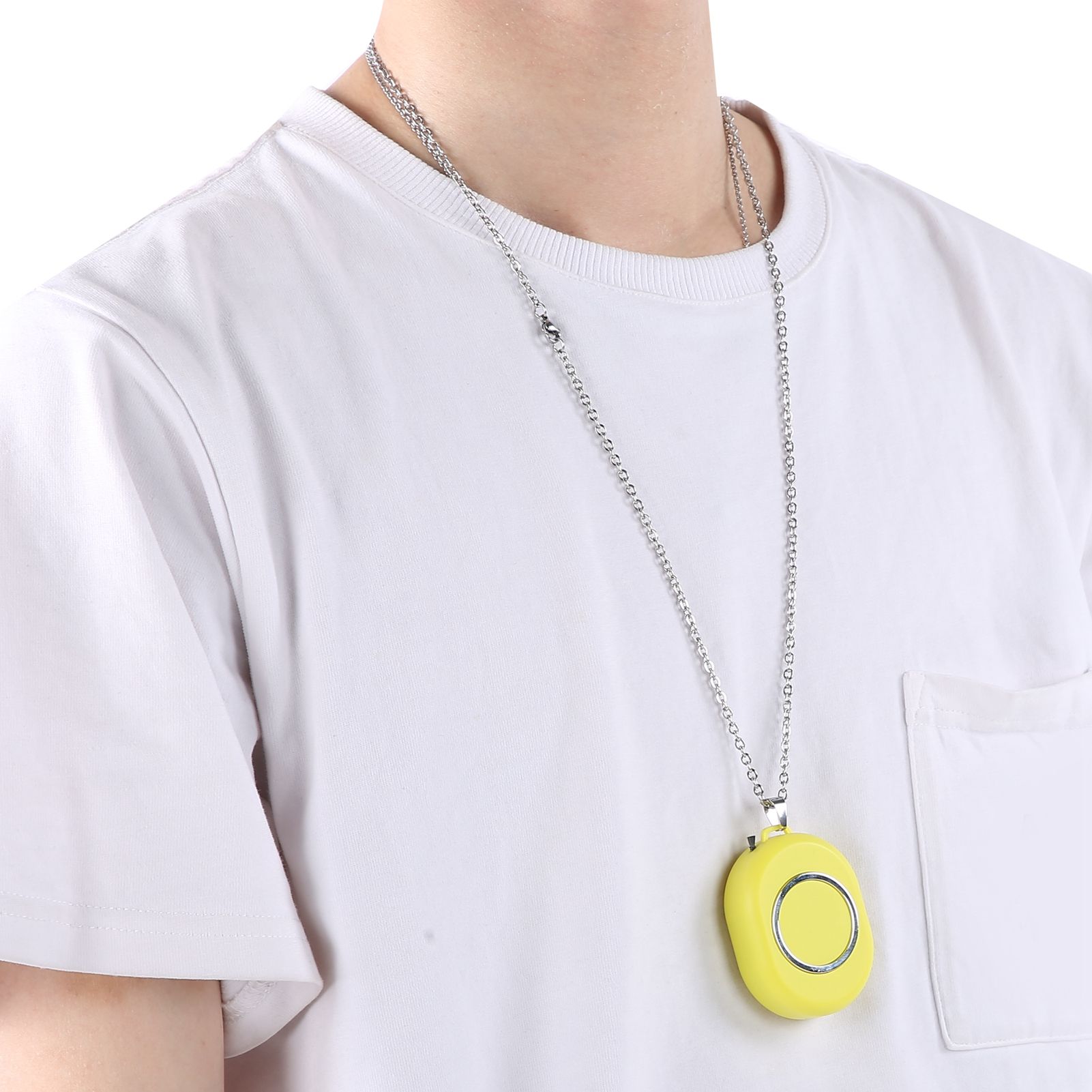 USB Rechargeable Portable Neck Hanging Air Purifier Wearable Negative Ion Air view 8