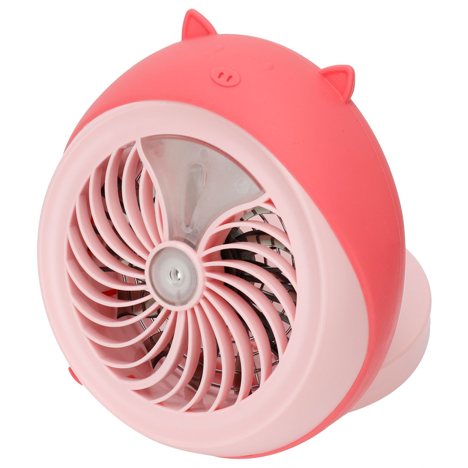 Cute Desktop Mini Fan Portable Humidifying Mist Spray Fan for Home Office view 3
