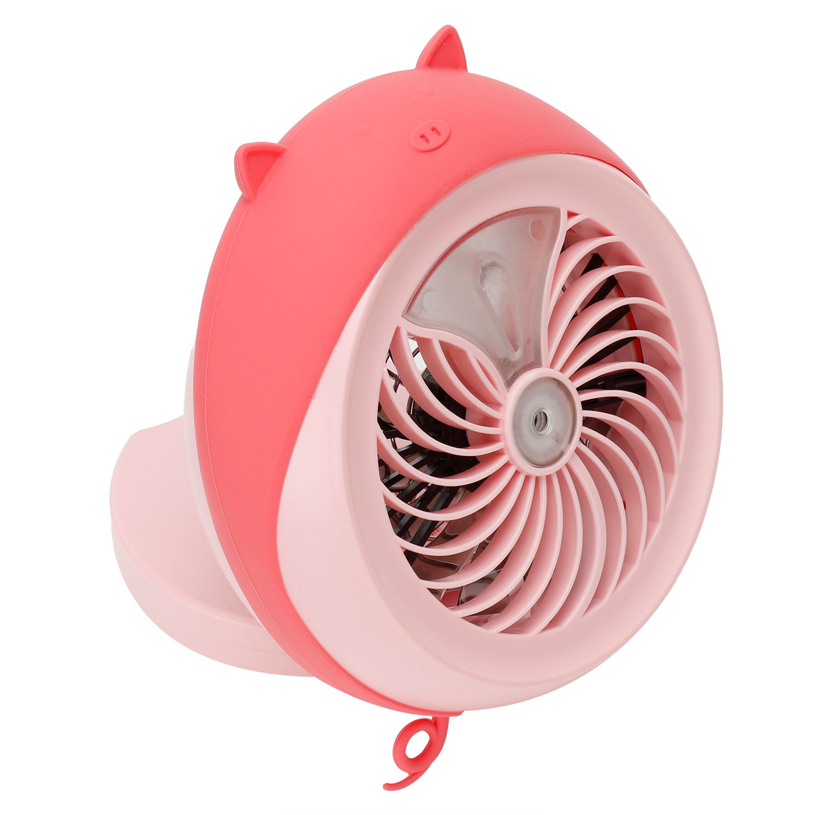 Cute Desktop Mini Fan Portable Humidifying Mist Spray Fan for Home Office view 4