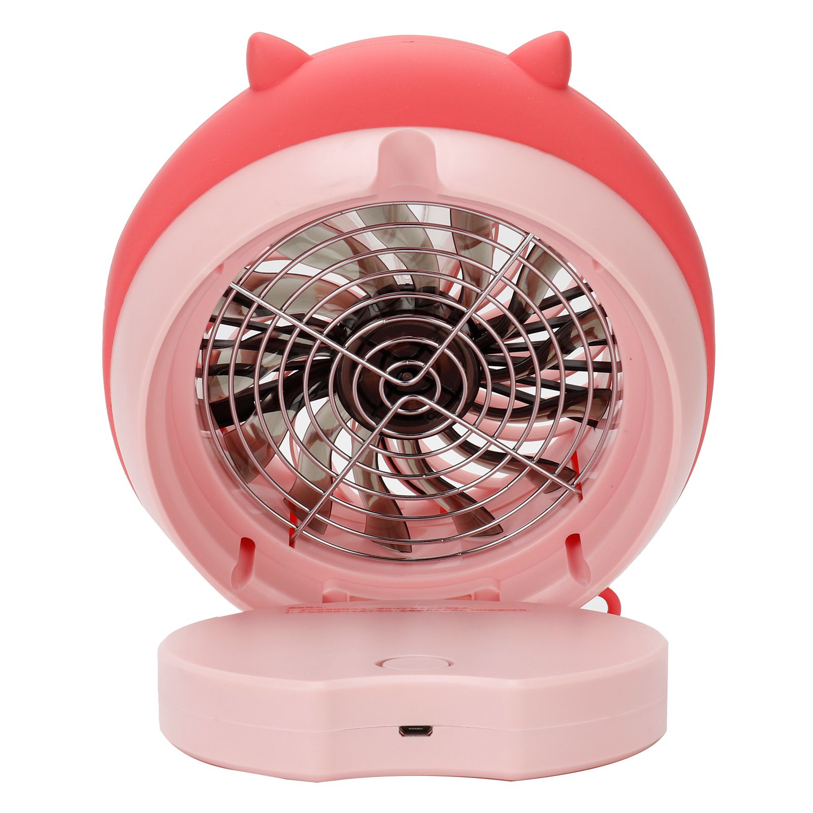Cute Desktop Mini Fan Portable Humidifying Mist Spray Fan for Home Office view 5